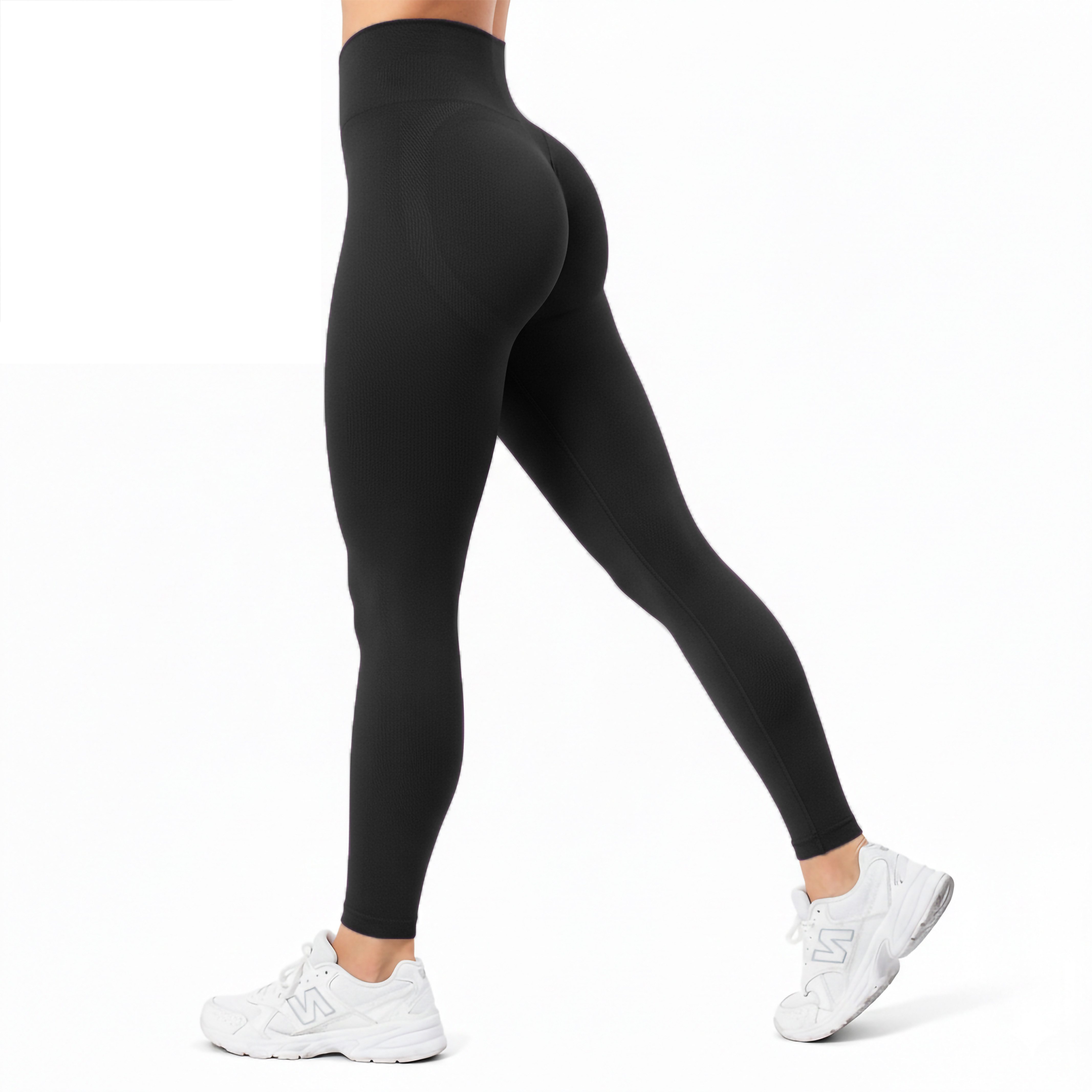 Smilodox Leggings Shayla, High Waist Yogahose mit Push-up-Effekt, nahtlos & enganliegend Booty Scrunch Sport Hose, atmungsaktiv & schnelltrocknend, Workout