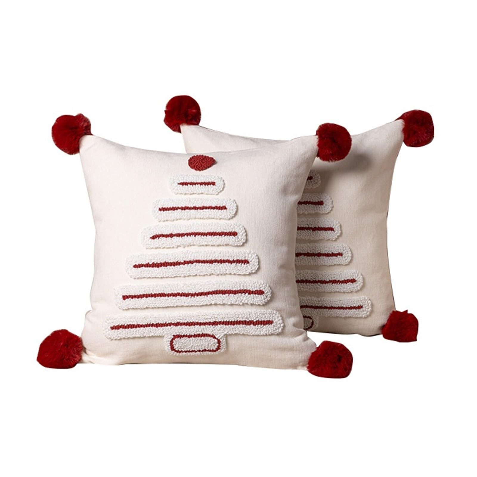 CLTYQ Kissenbezug Weihnachten 2 Stück, Weihnachtsdeko Kissenbezug 45x45 cm, günstig online kaufen