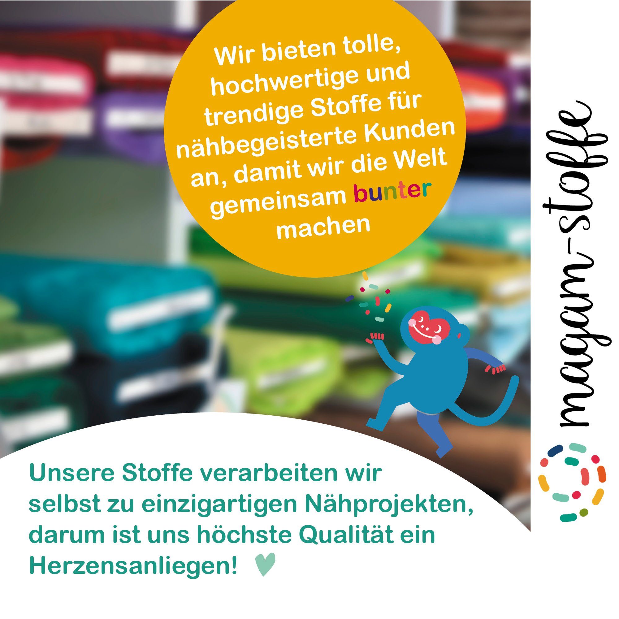 MAGAM-Stoffe Stoff "Romy", Micro Satin fein gewebt, edel und weich Meterware ab 50cm