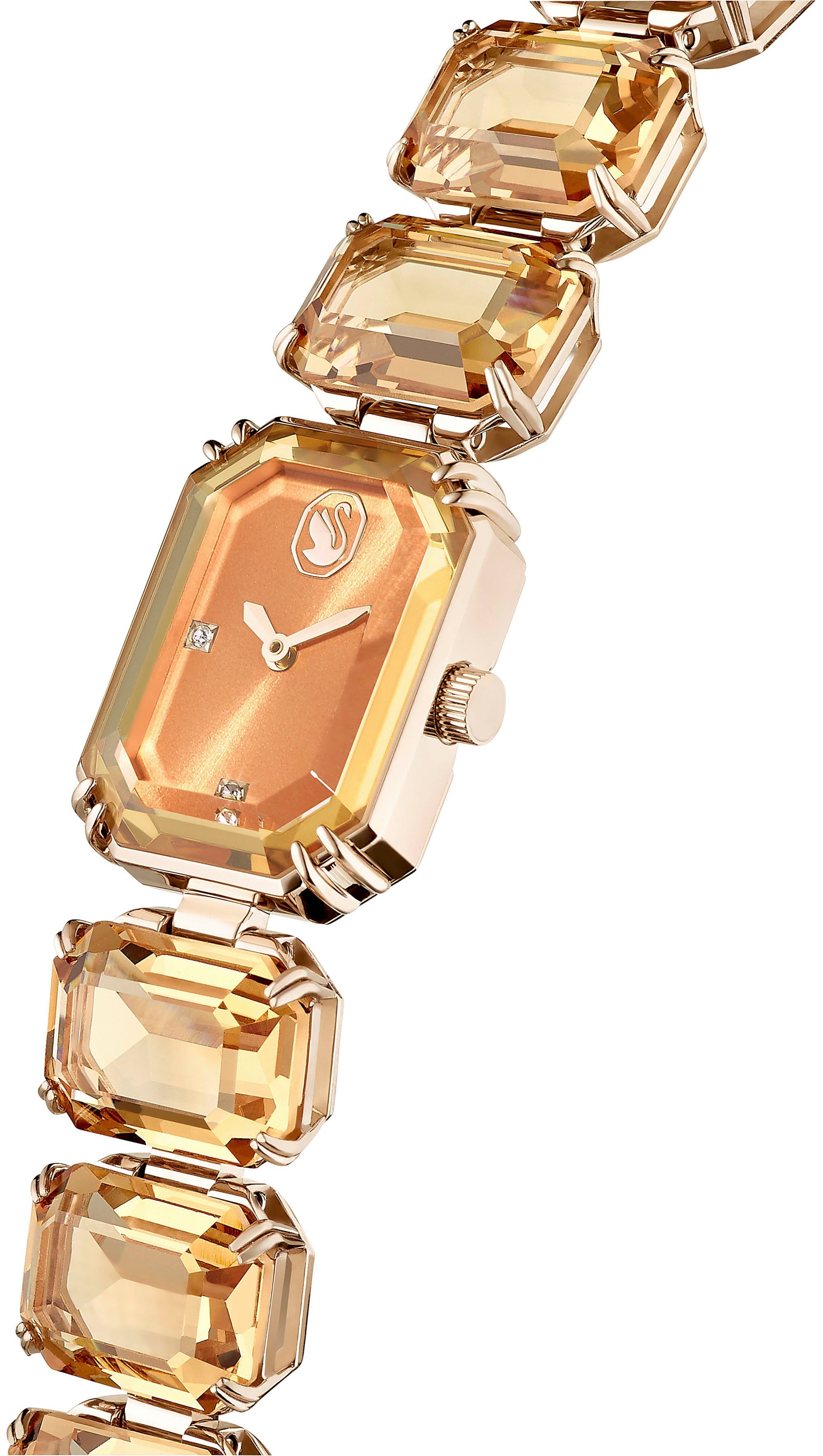 Swarovski Quarzuhr MILLENIA 5729841, Armbanduhr, Damenuhr, Swarovski-Kristalle, Swiss Made