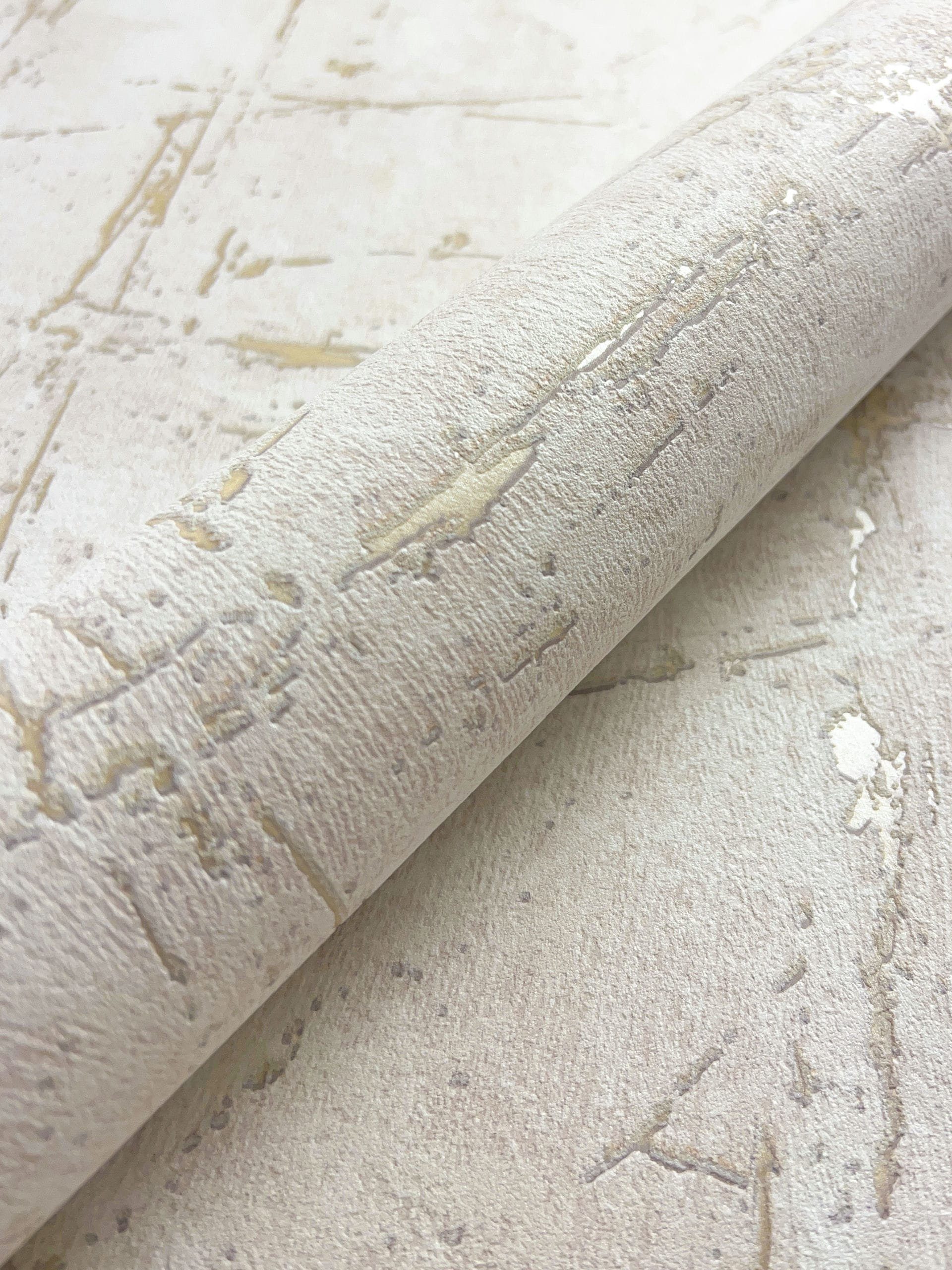 Newroom Vliestapete, Creme Tapete Modern Beton günstig online kaufen