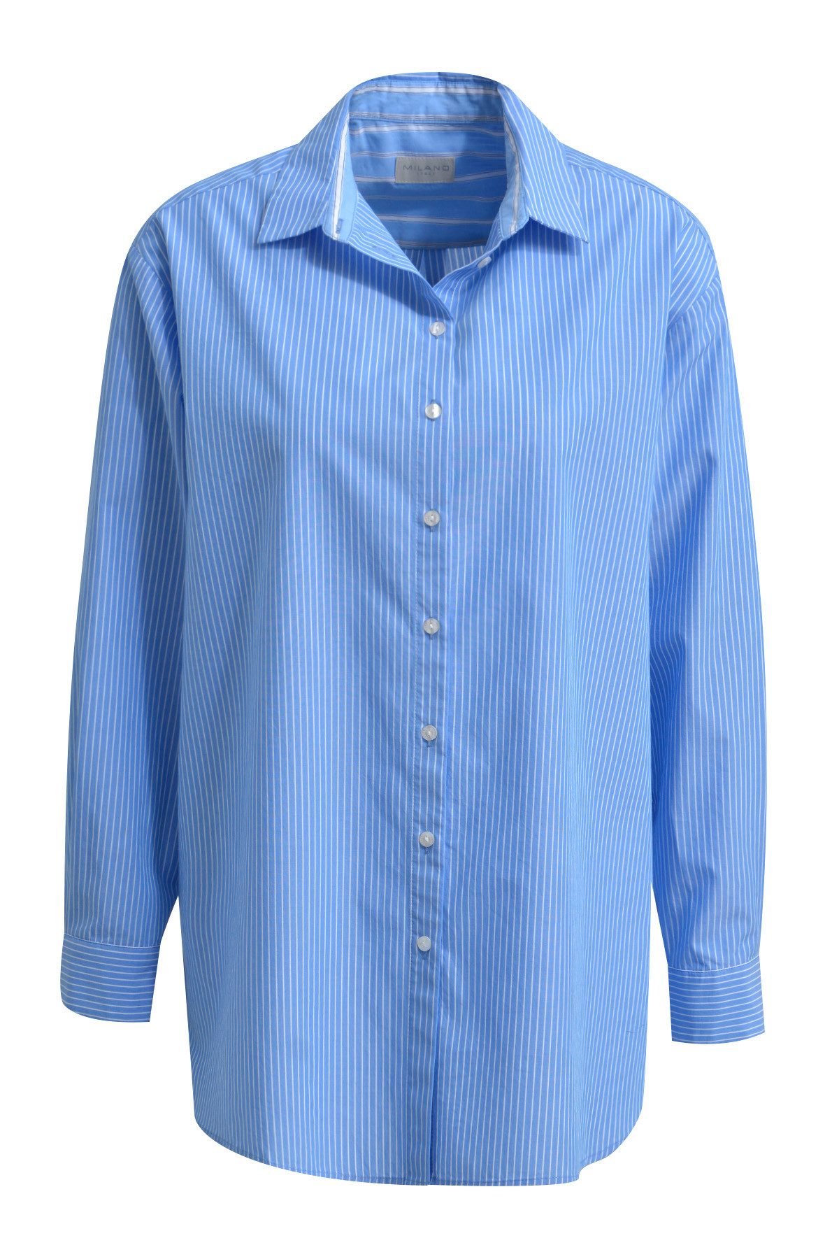 Hemdbluse OVERSIZED BLOUSE W C AZUR PRINT