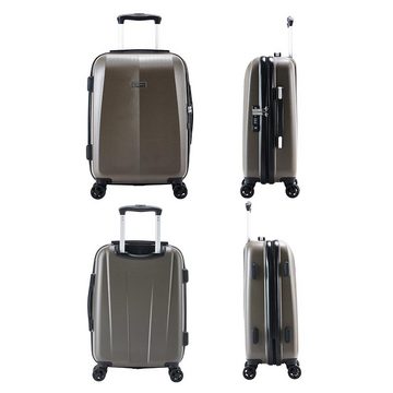 Verage Koffer Kaiseki, Premium Hartschale Mittelgroß Koffer 4 Doppelräder, TSA Schloss, bruchfest Kratzfest PC Trolley