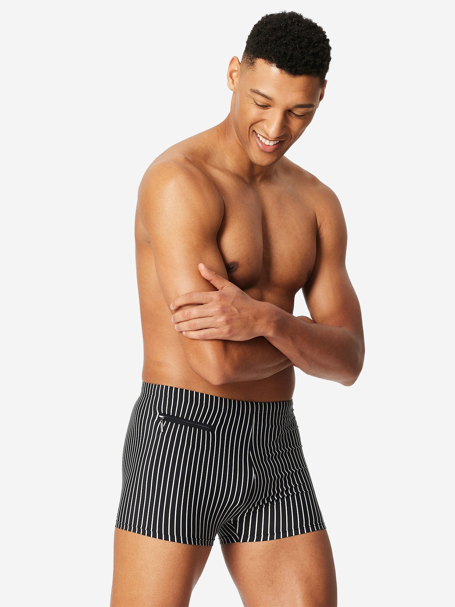 Schiesser Boxer-Badehose Ocean Swim Badeboxer, Schwimmshorts Boxer, Badeshorts