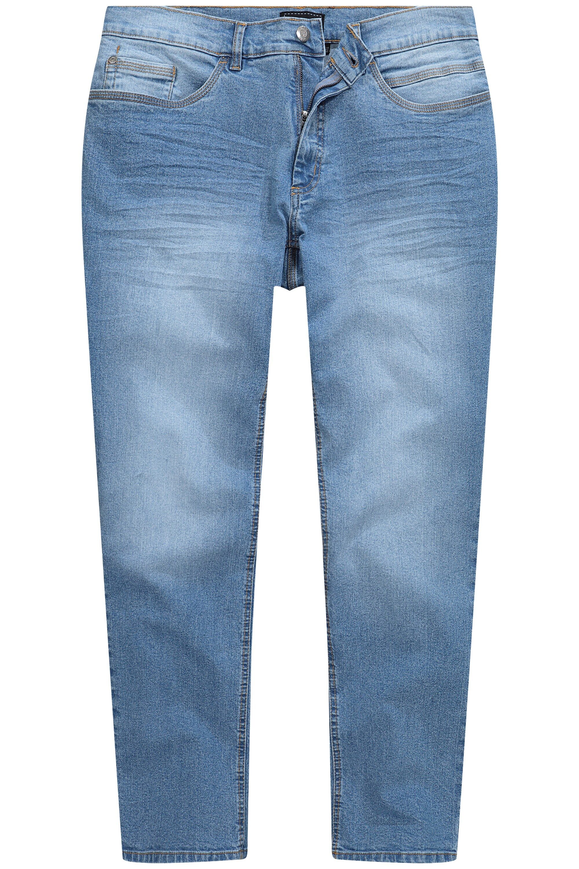 Men Plus 5-Pocket-Jeans Men+ Jeans 5-Pocket Tapered Loose Fit bis 36/72 günstig online kaufen