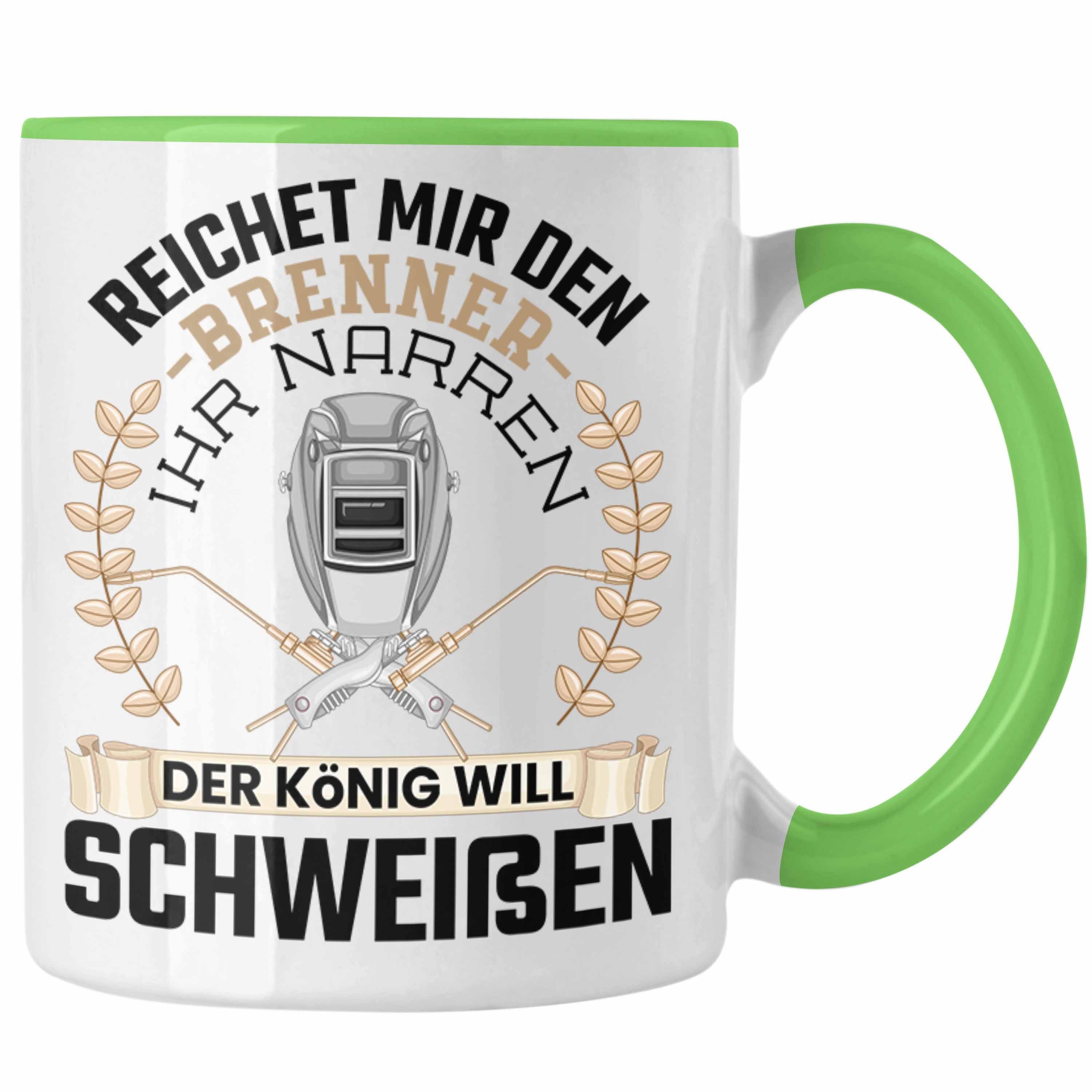 Trendation Tasse Schweißen Tasse Geschenk für Schweißer Metallbau