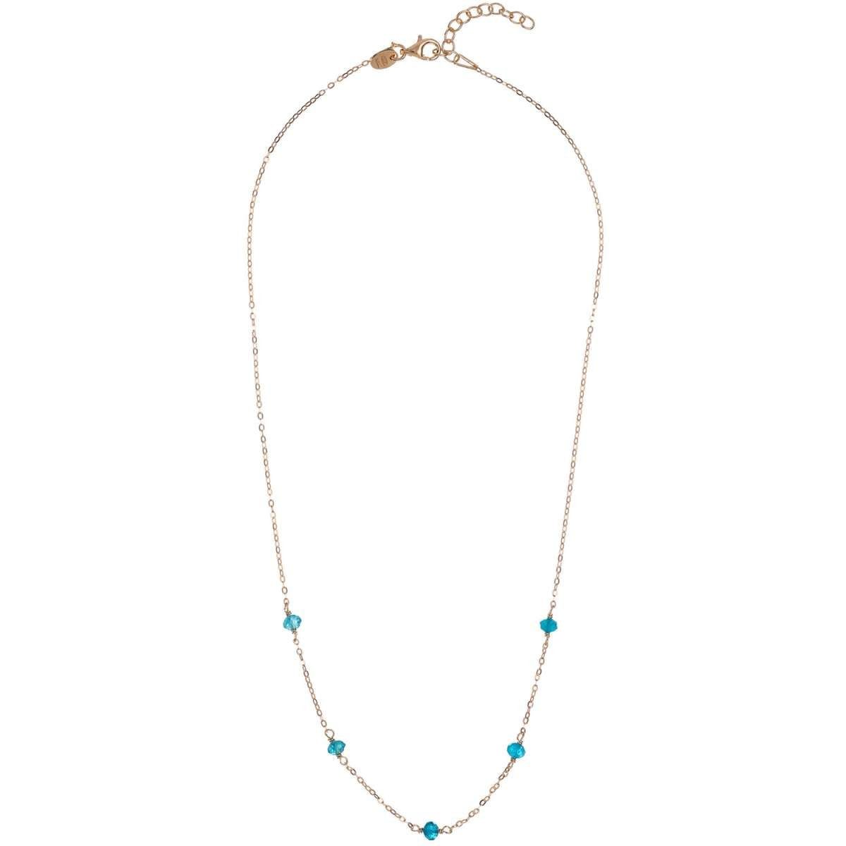 Alisia Silberkette AL4159.01.014, für Damen-Kette Pietre Vergoldet Amazonit