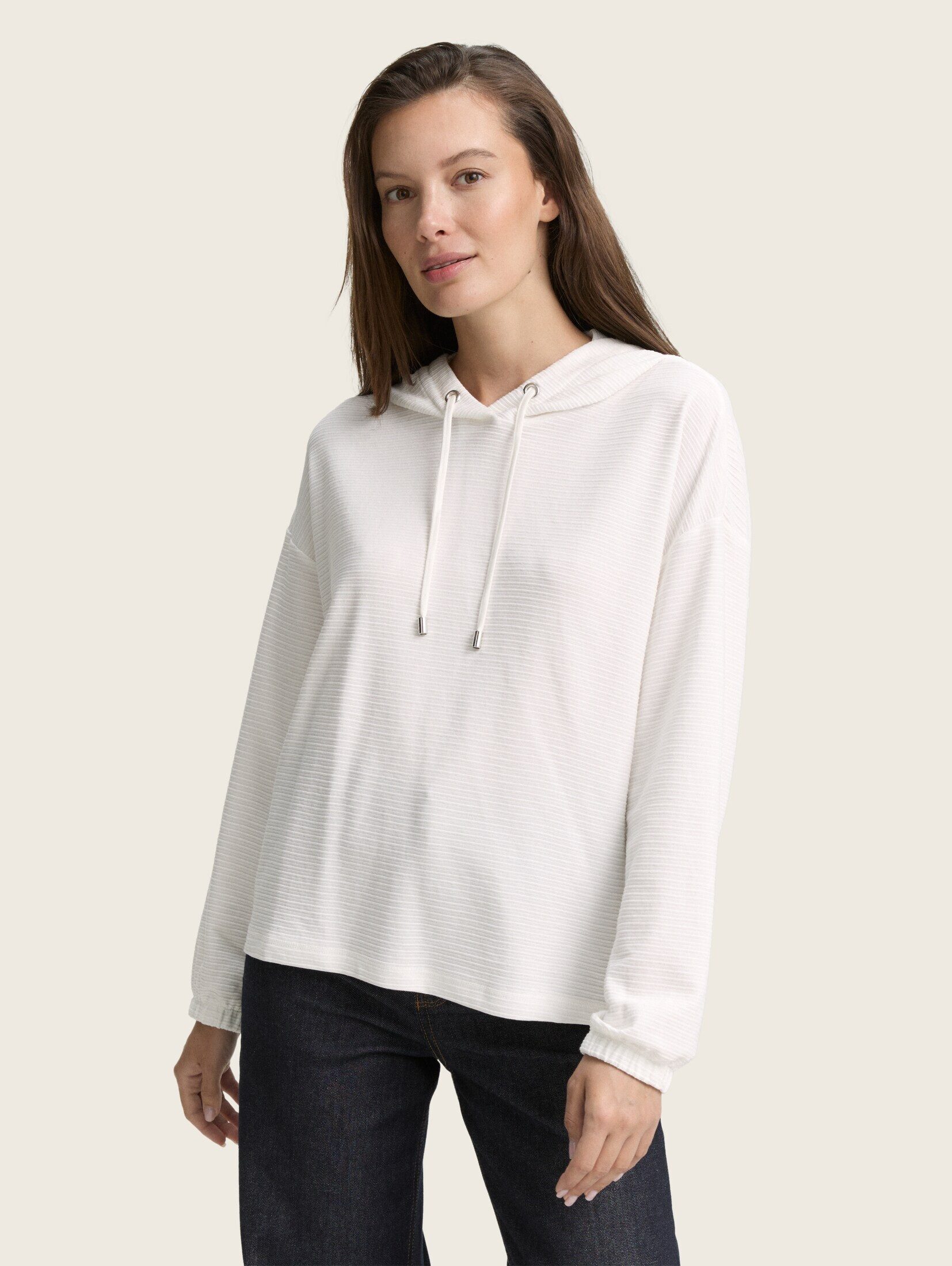 TOM TAILOR Langarmshirt T-Shirt Langarmshirt mit Kapuze günstig online kaufen