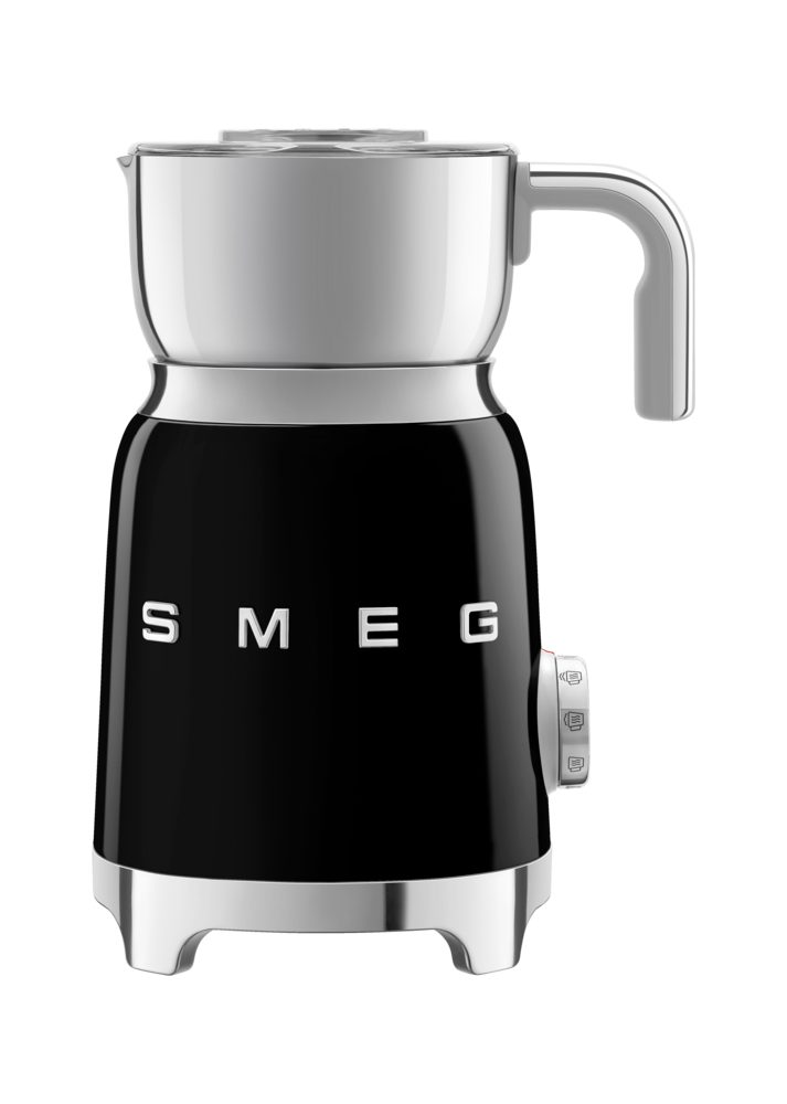 Smeg Milchaufschäumer MFF11BLEU Milchaufschäumer schwarz Jubiläumsaktion - 60 Monate Gerätes
