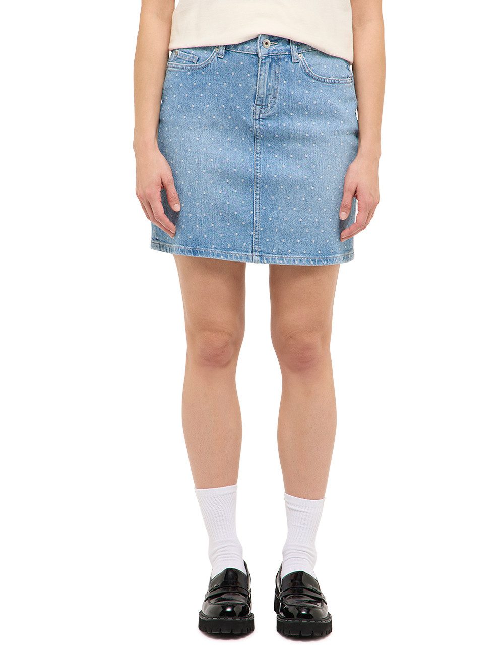 MUSTANG Jeansrock Damen Style Beatrice Denim Skirt