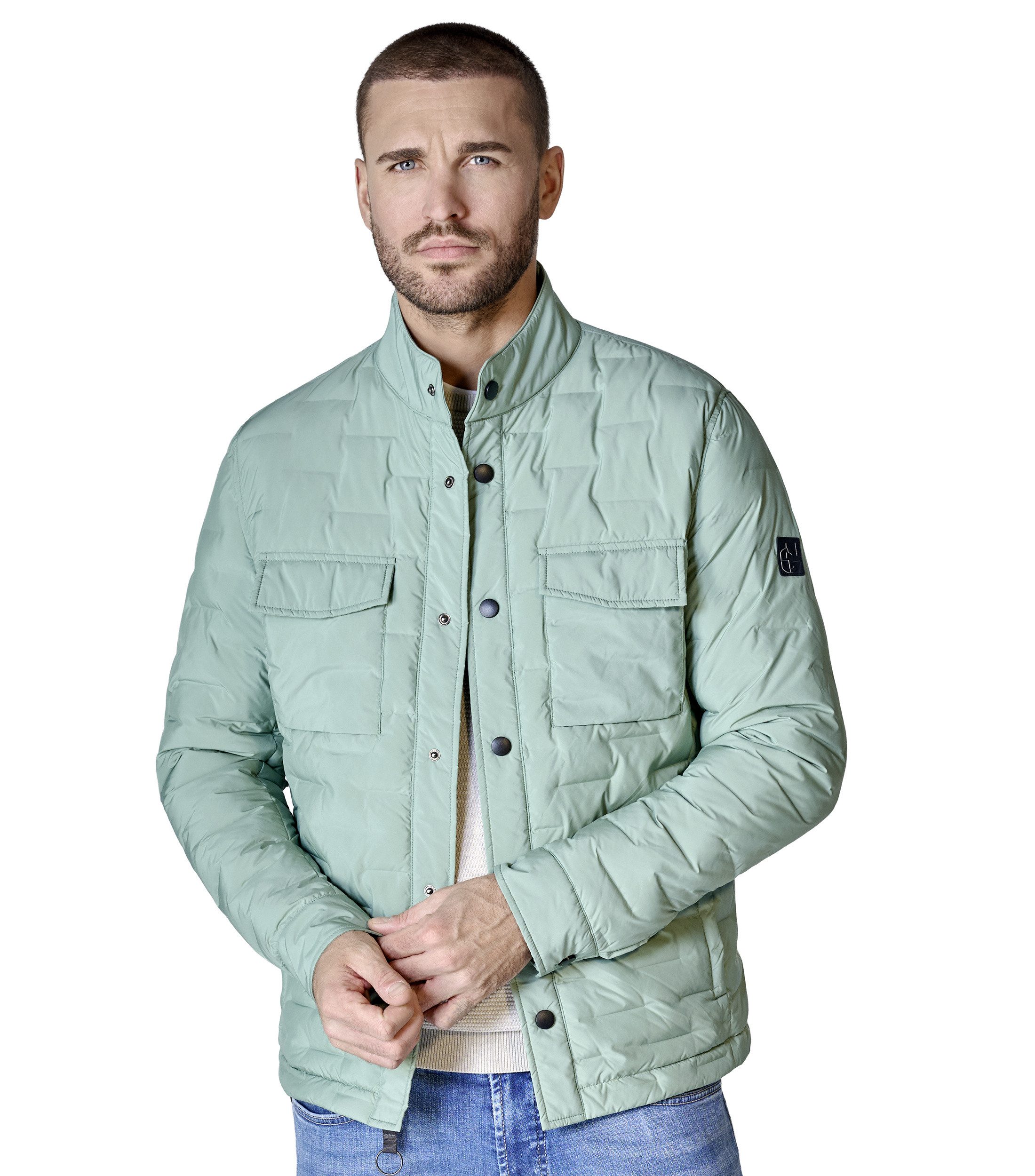 casamoda Bikerjacke CASAMODA Übergangsjacke uni