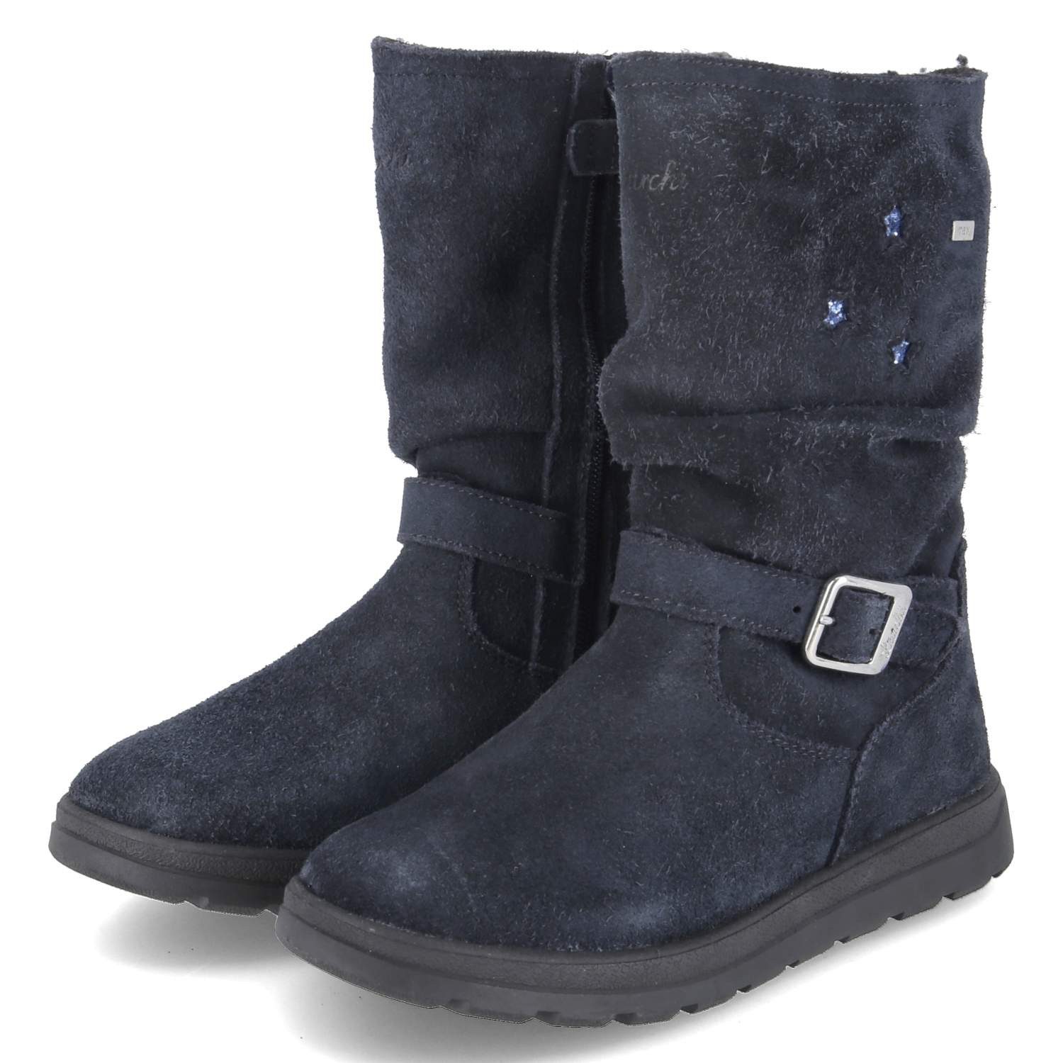 Lurchi Lurchi 84L9023005 00003 Unisex Rauleder blue Winterstiefel