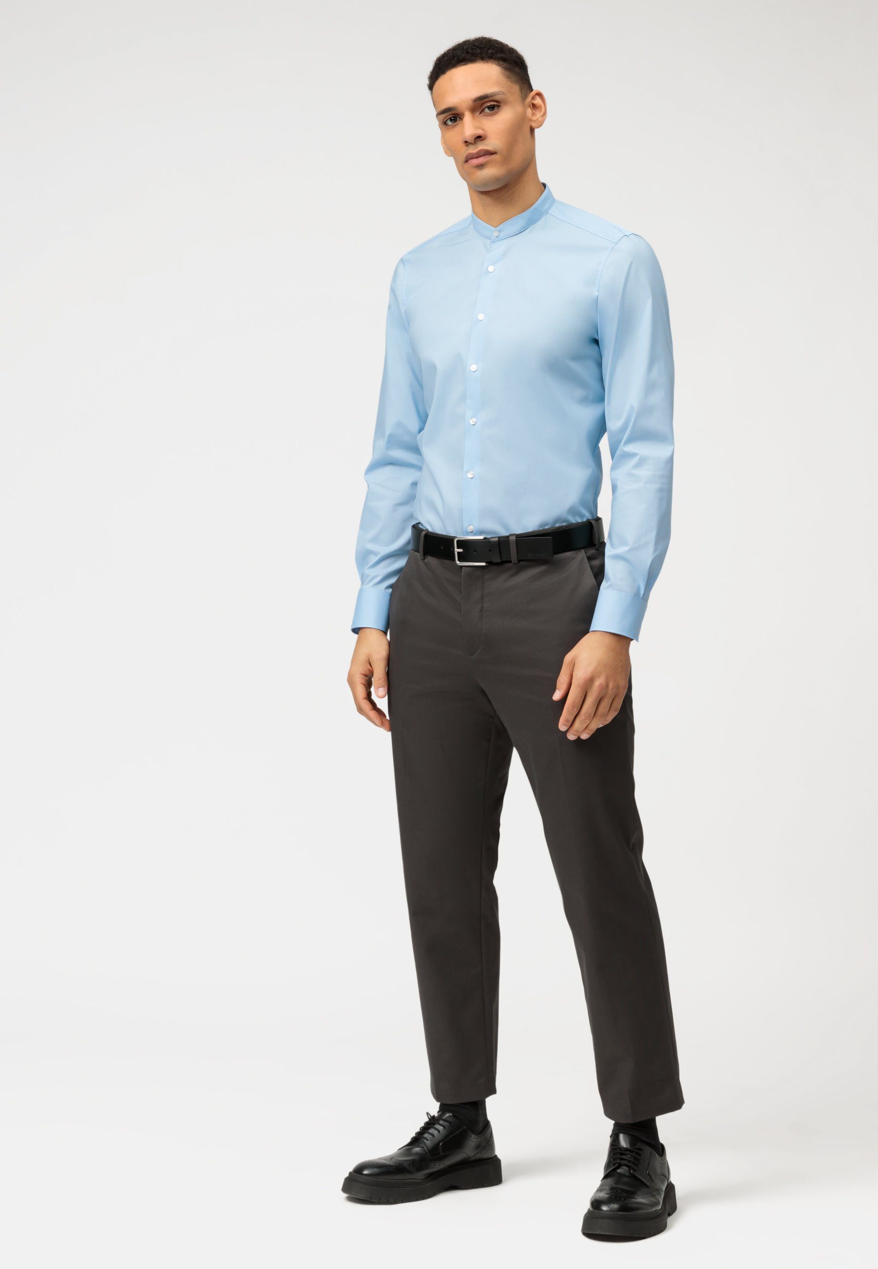 OLYMP Businesshemd OLYMP Level Five, body fit, Businesshemd, Stehkragen