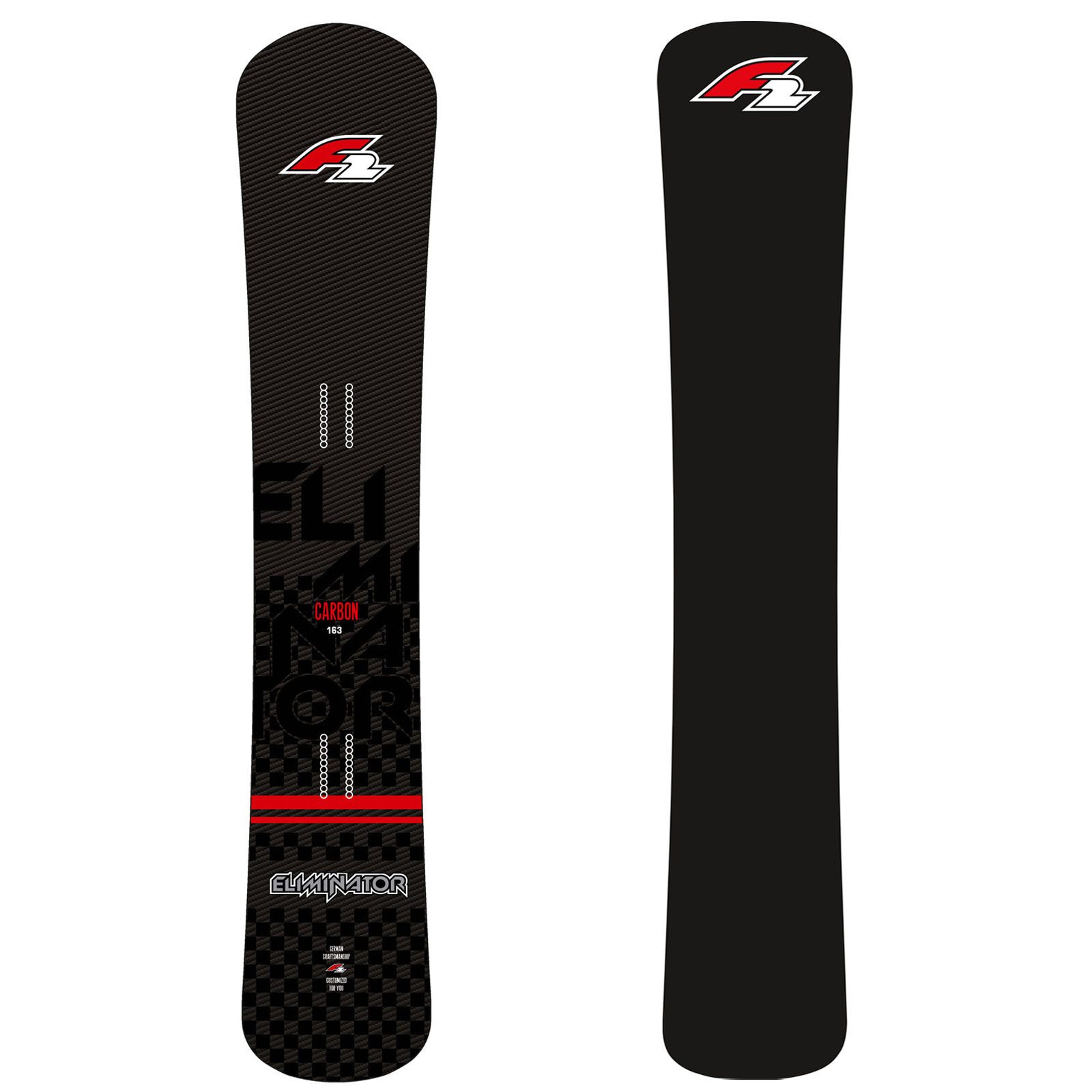 Snowboard F2 Snowboard Eliminator Carbon Race 153 cm Schwarz 2023/24