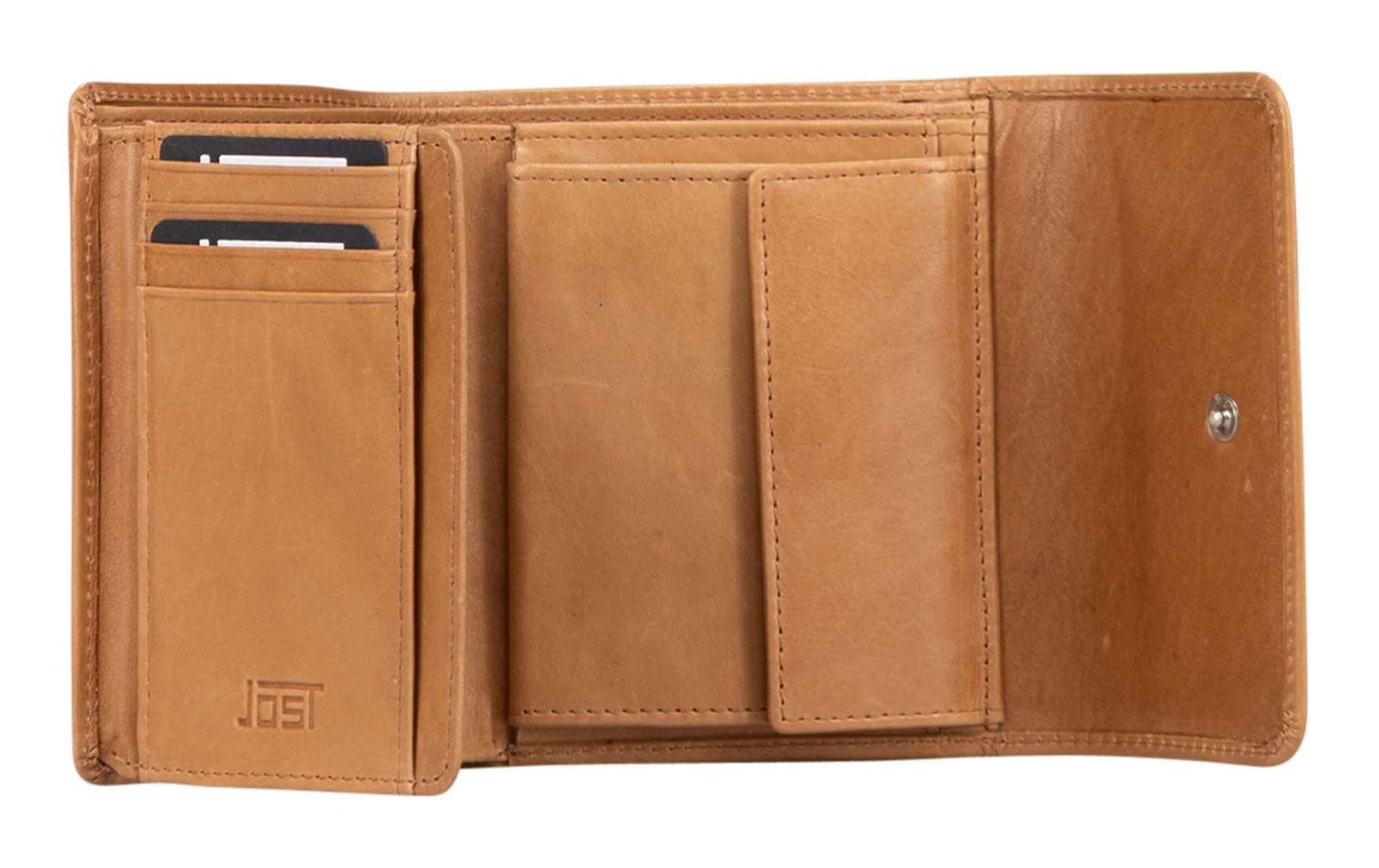 Jost Geldbörse Wallet, aus echtem Rindsleder