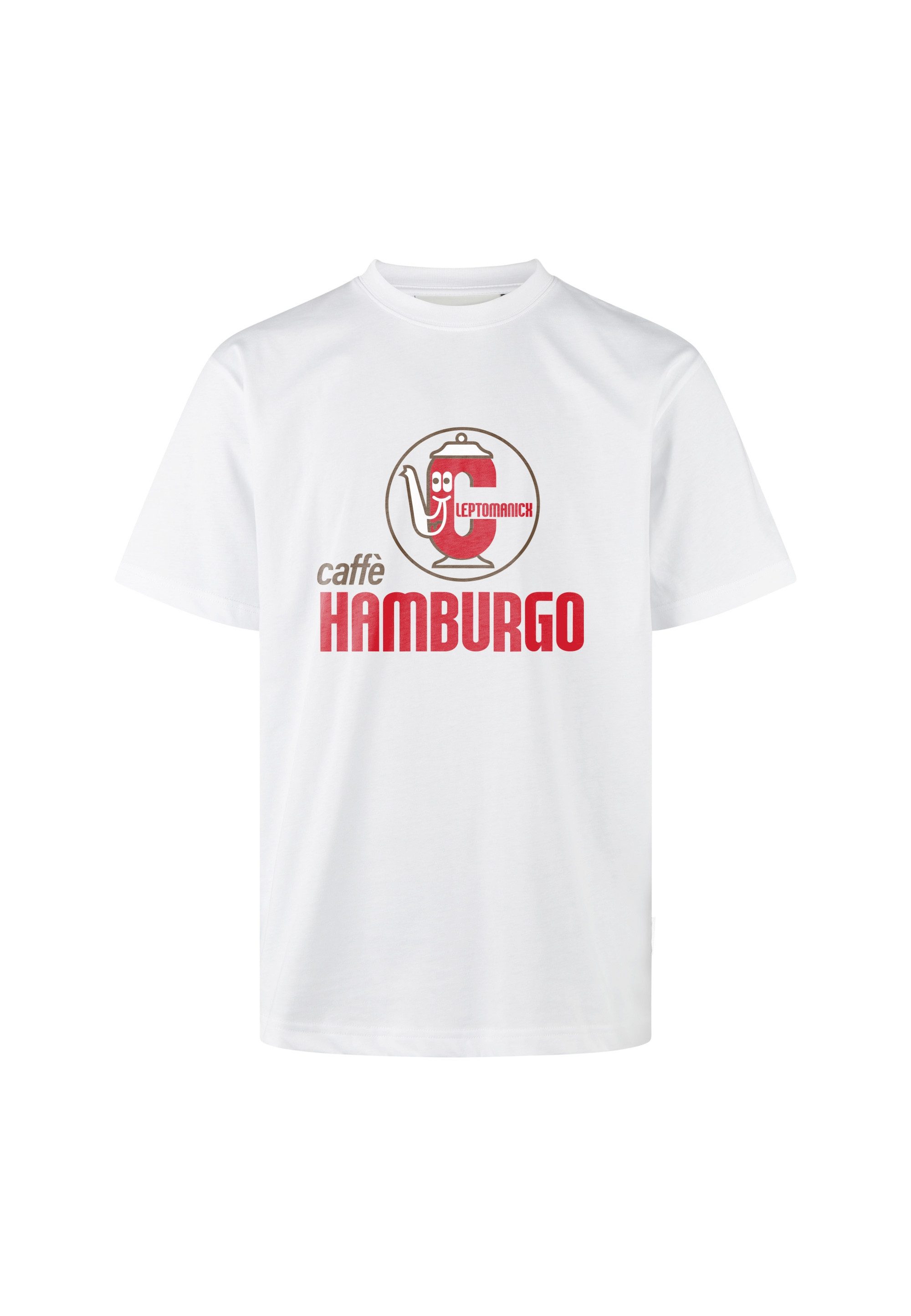Cleptomanicx T-Shirt mit großem Frontprint