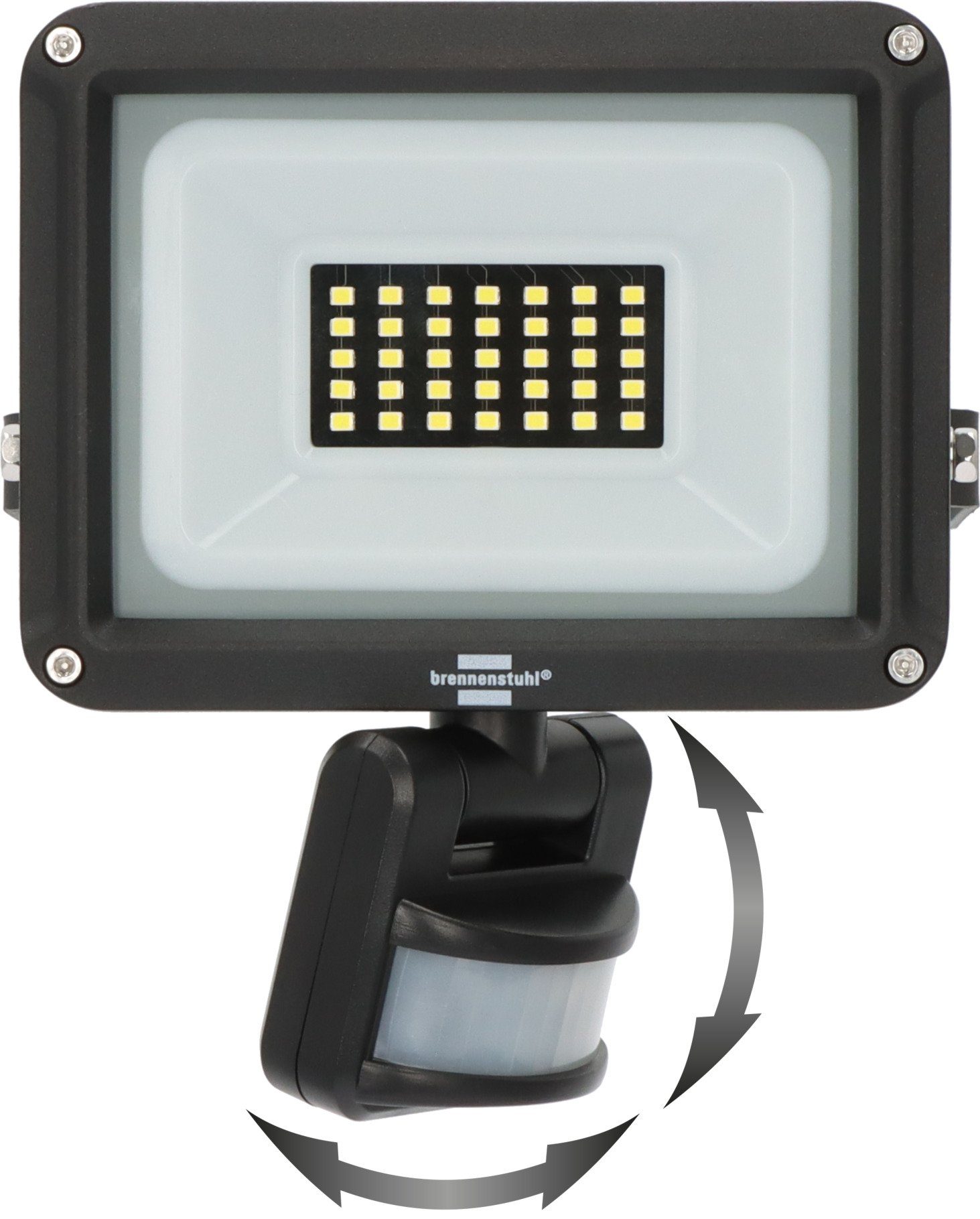 Brennenstuhl LED Wandstrahler JARO 3060 P, LED fest integriert, für außen | Wandstrahler