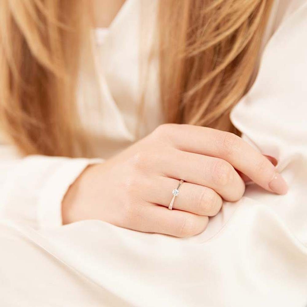 Unique Verlobungsring Weißgold Verlobun...