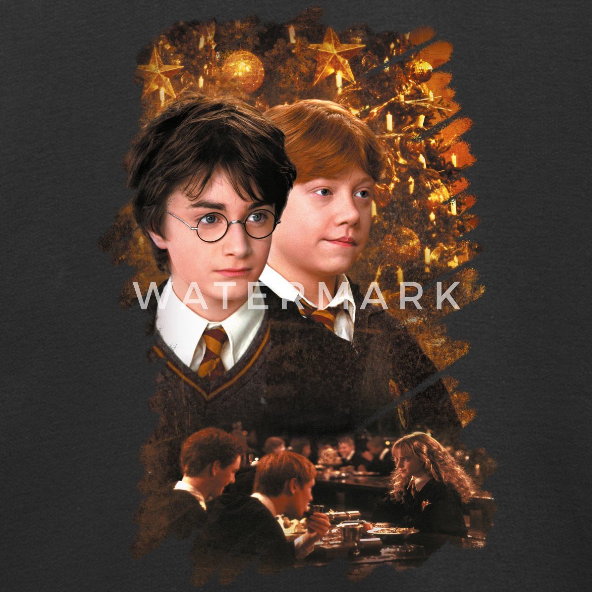 Spreadshirt Sweatshirt Harry Potter Ugly Christmas Harry & Ron Kinder Premium Pullover (1-tlg)