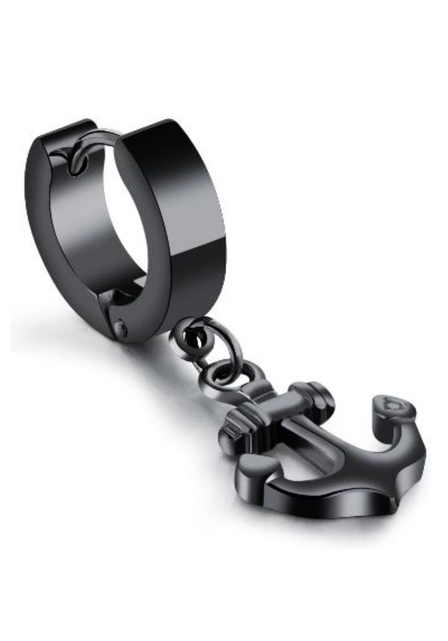 Firetti Single-Creole Schmuck Geschenk Ohrschmuck einzeln Anker