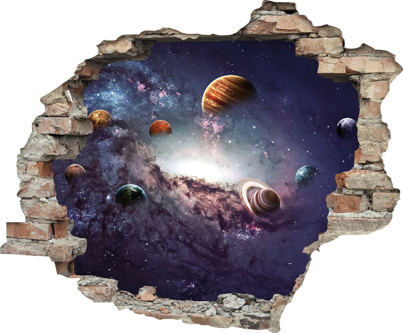 queence Wandtattoo Planeten (1 St), Wandsticker, Wandbild, selbstklebend, 3 günstig online kaufen