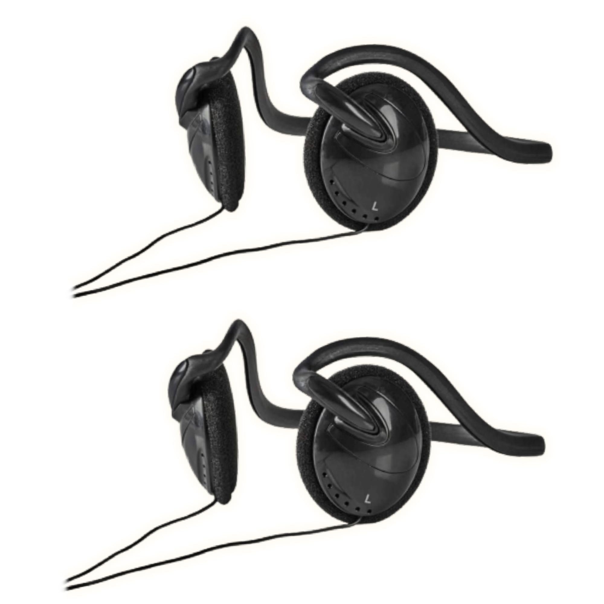 2x Kopfhörer Nackenbügel Sport Headphones 3,5mm Klinke TV Handy MP3 Sport-Kopfhörer