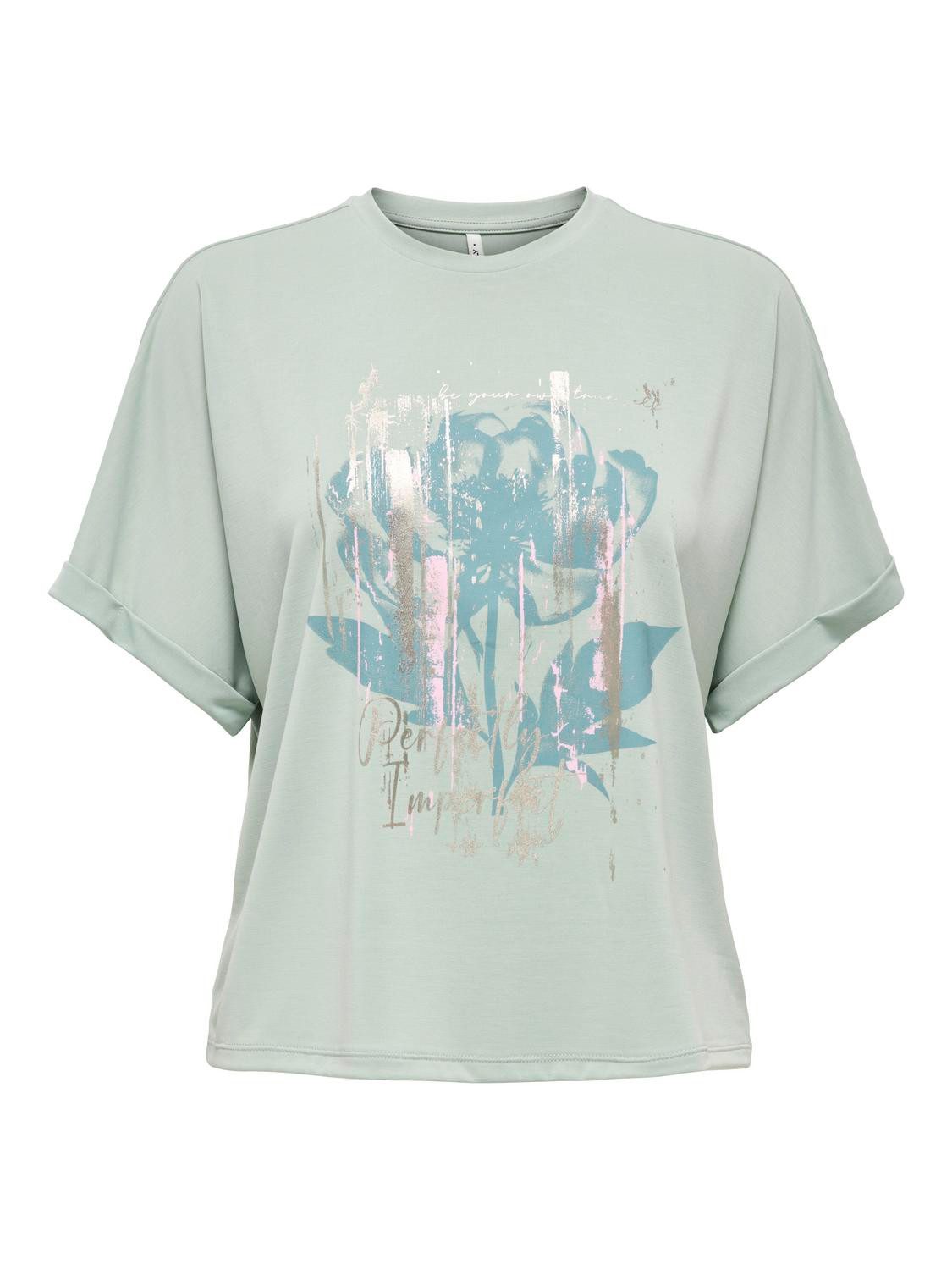 T-Shirt ONLFREE LIFE S/S FOLD-UP TOP BOX JRS