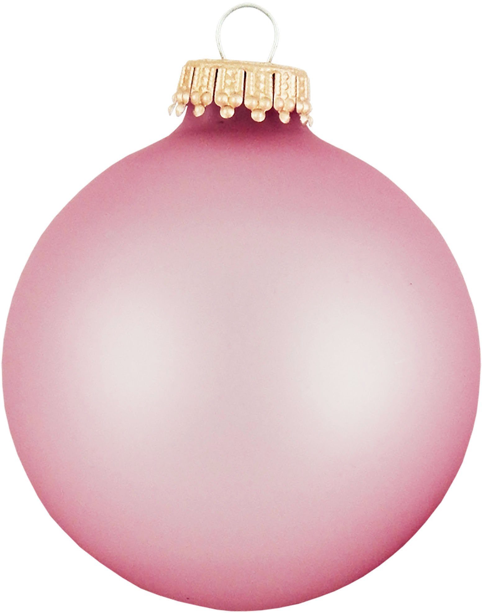 Krebs Glas Lauscha Weihnachtsbaumkugel CBK50005, Weihnachtsdeko, Christbaumschmuck, Christbaumkugeln Glas (8 St)