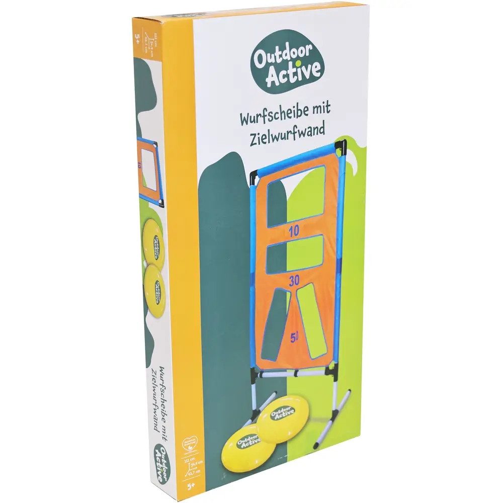 Spiel Outdoor active Wurfscheibe mit Zielwurfwand