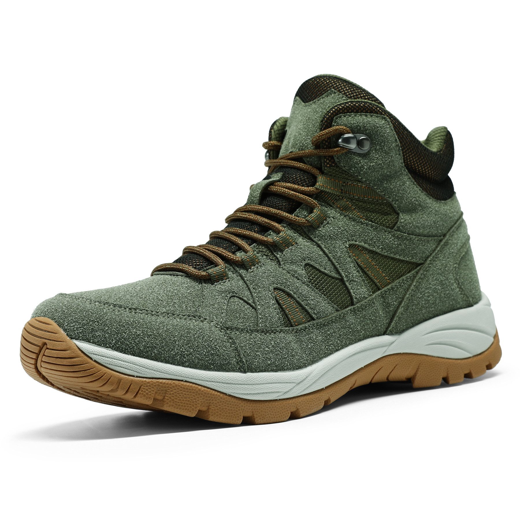 YOUTHUP Herren MID WP Trekking Wanderschuh wasserdicht & rutschfest