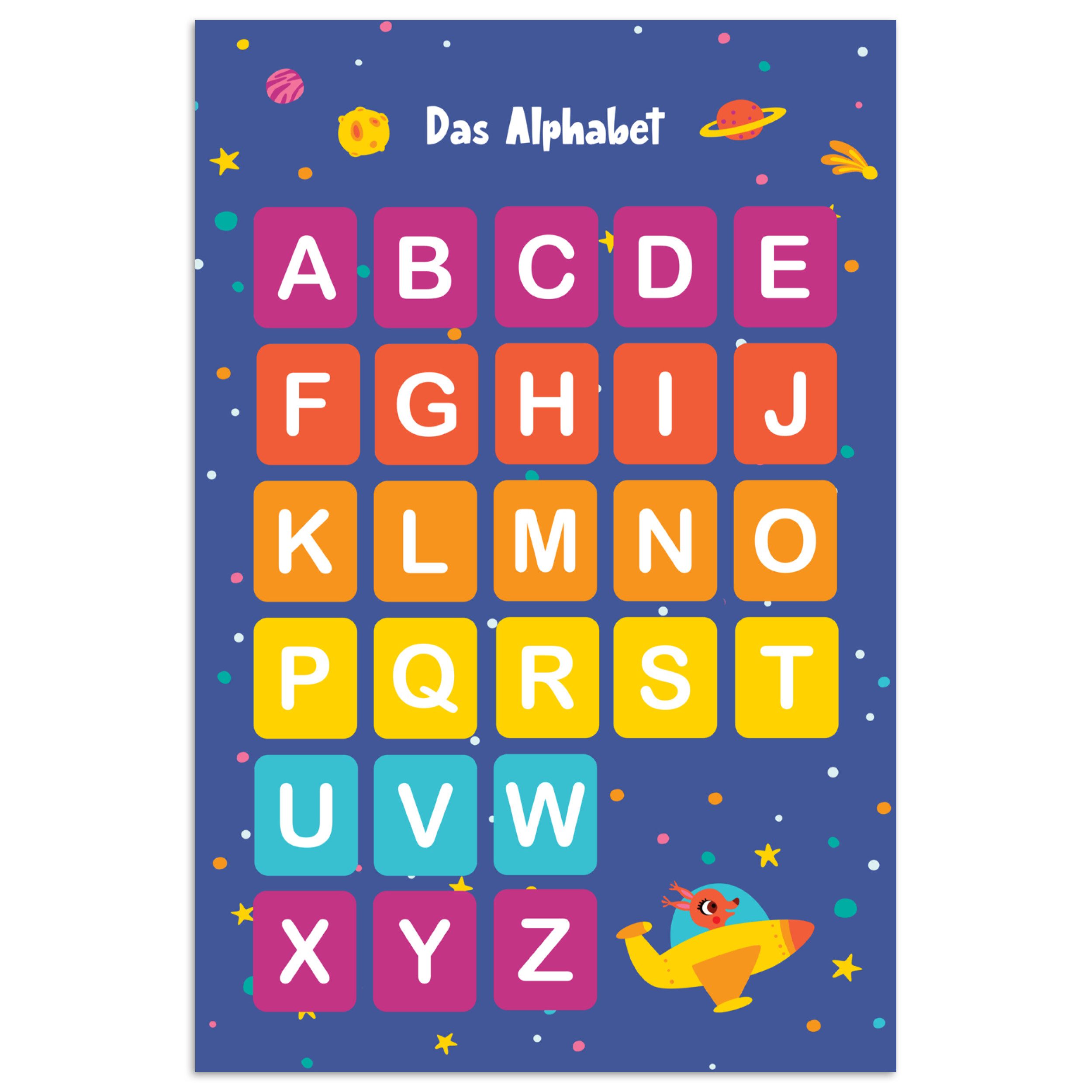 MuchoWow Poster Pädagogisch - Alphabet lernen günstig online kaufen