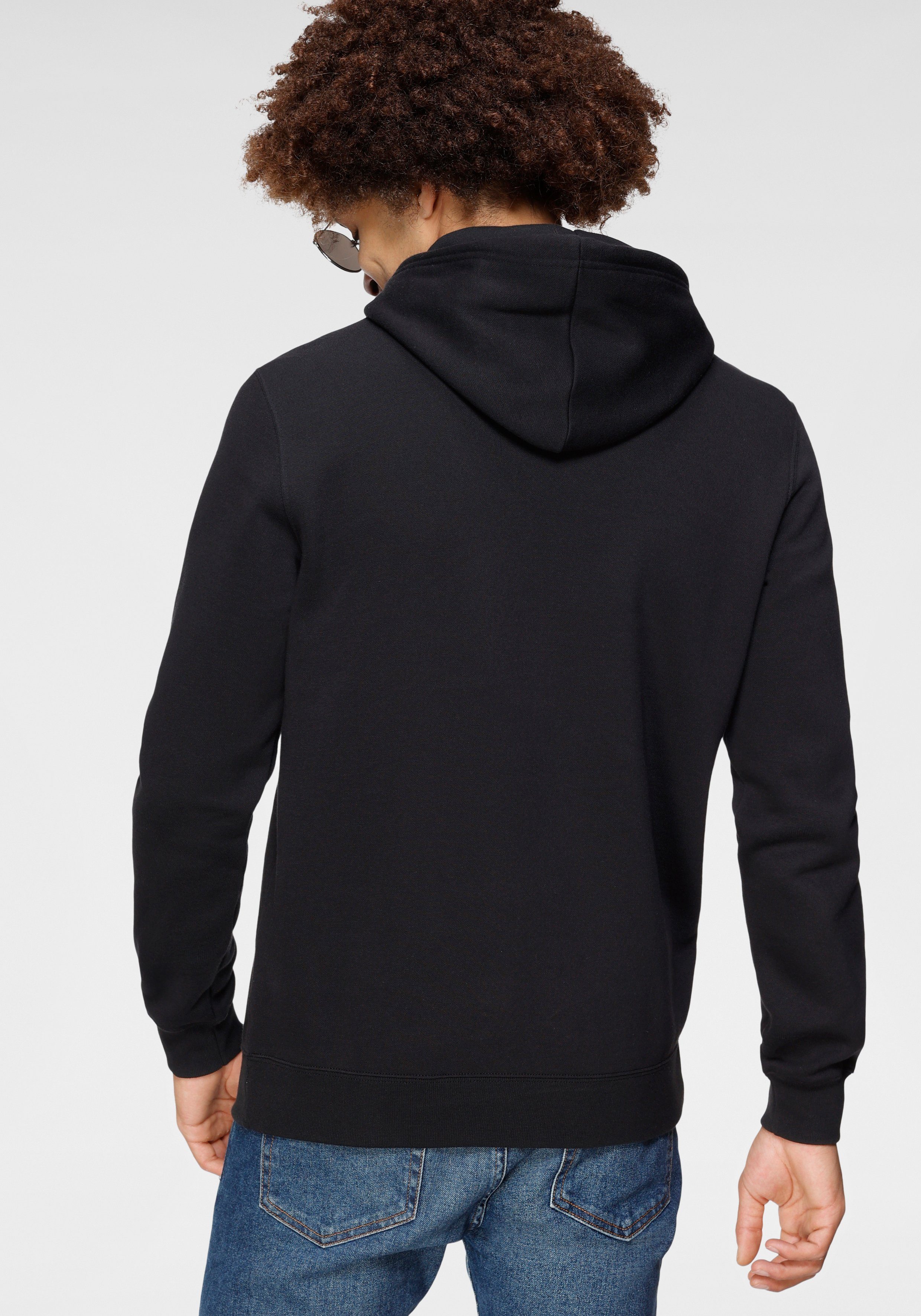 schwarz Hooded Champion Sweatshirt Kapuzensweatshirt