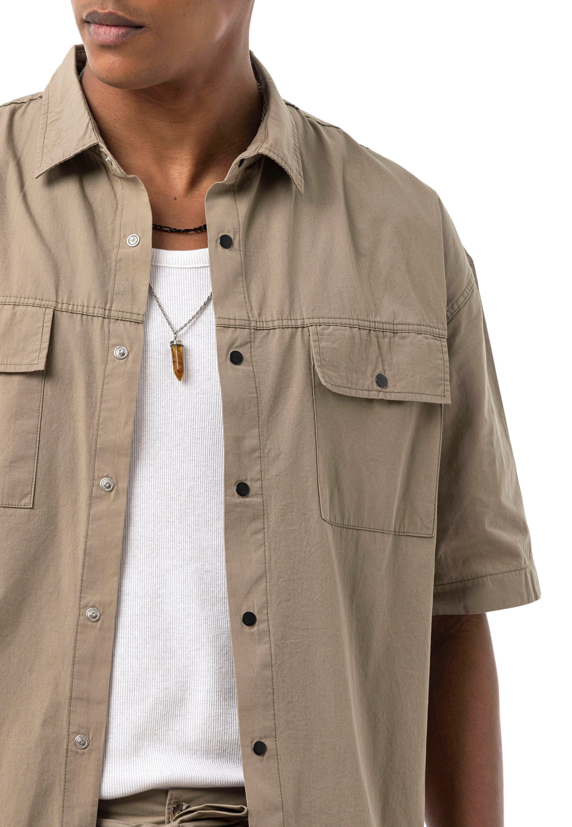 RedBridge Shirt & Shorts Sommer-Set mit Hemd & Shorts – Leicht, bequem & mo günstig online kaufen