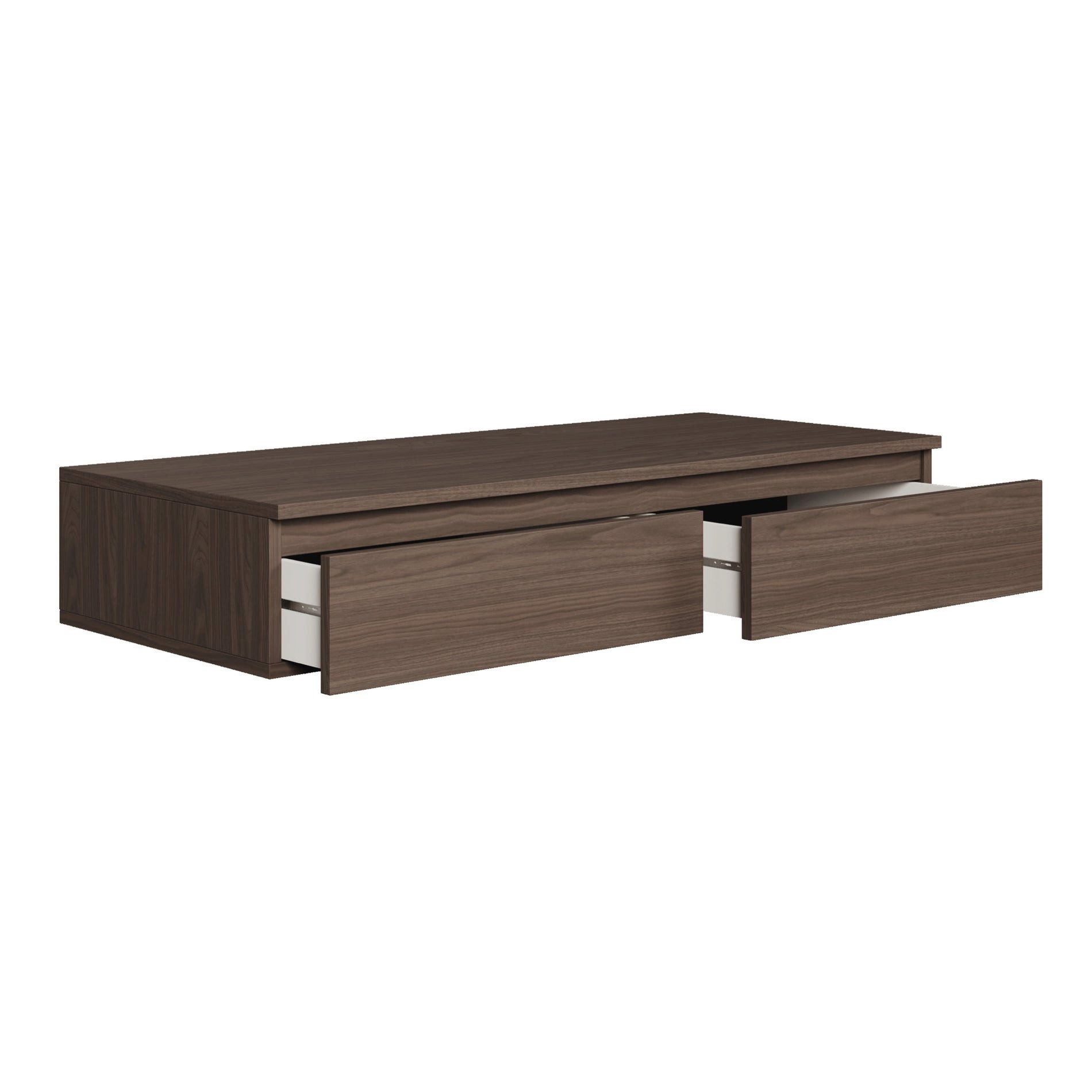 Selsey Schminktisch BEMMI, Hängeschreibtisch Schminktisch mit 2 Schubladen 120 cm breit