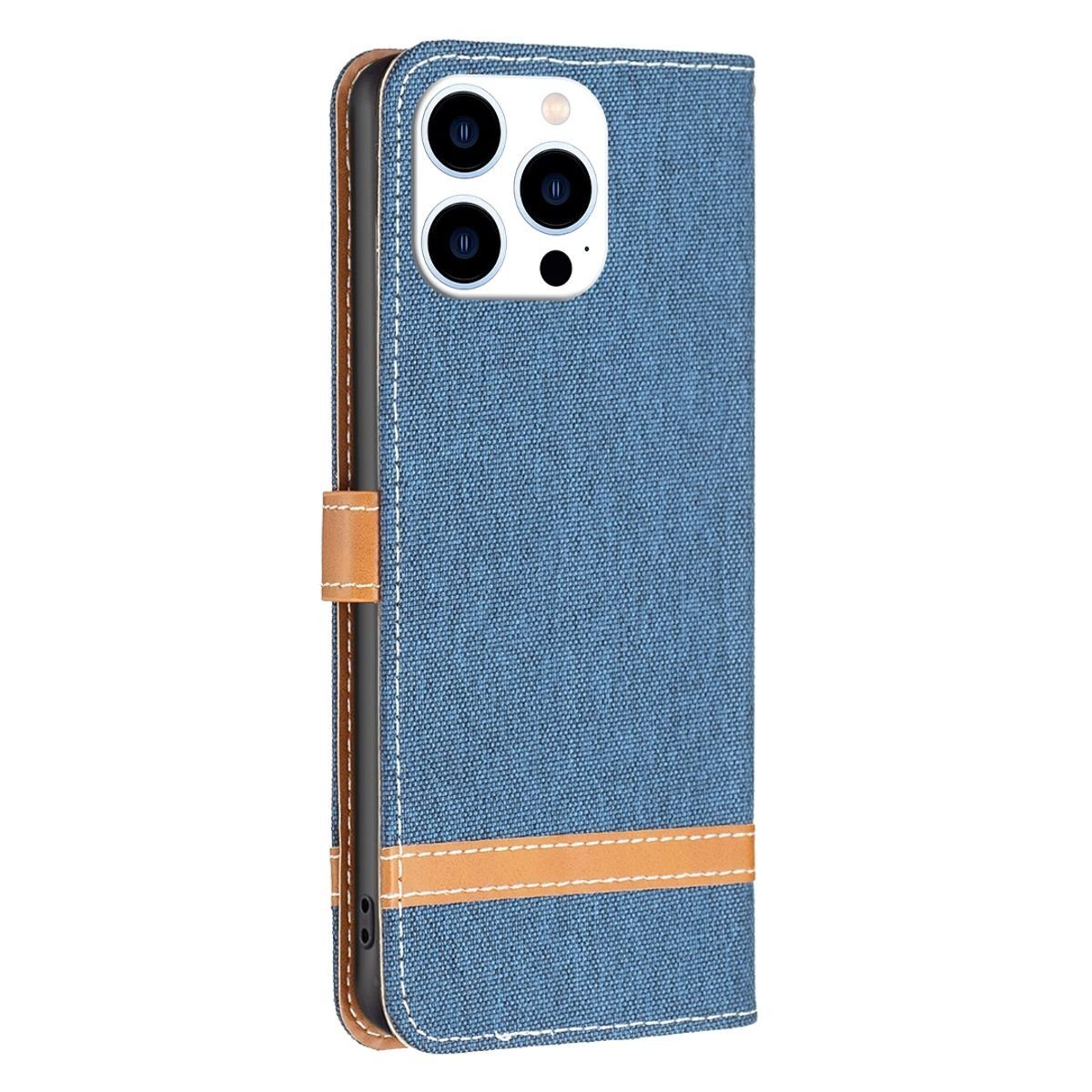 König Design Handyhülle Apple iPhone 15 Pro, Schutzhülle Schutztasche Case Cover Etuis Wallet Klapptasche Bookstyle
