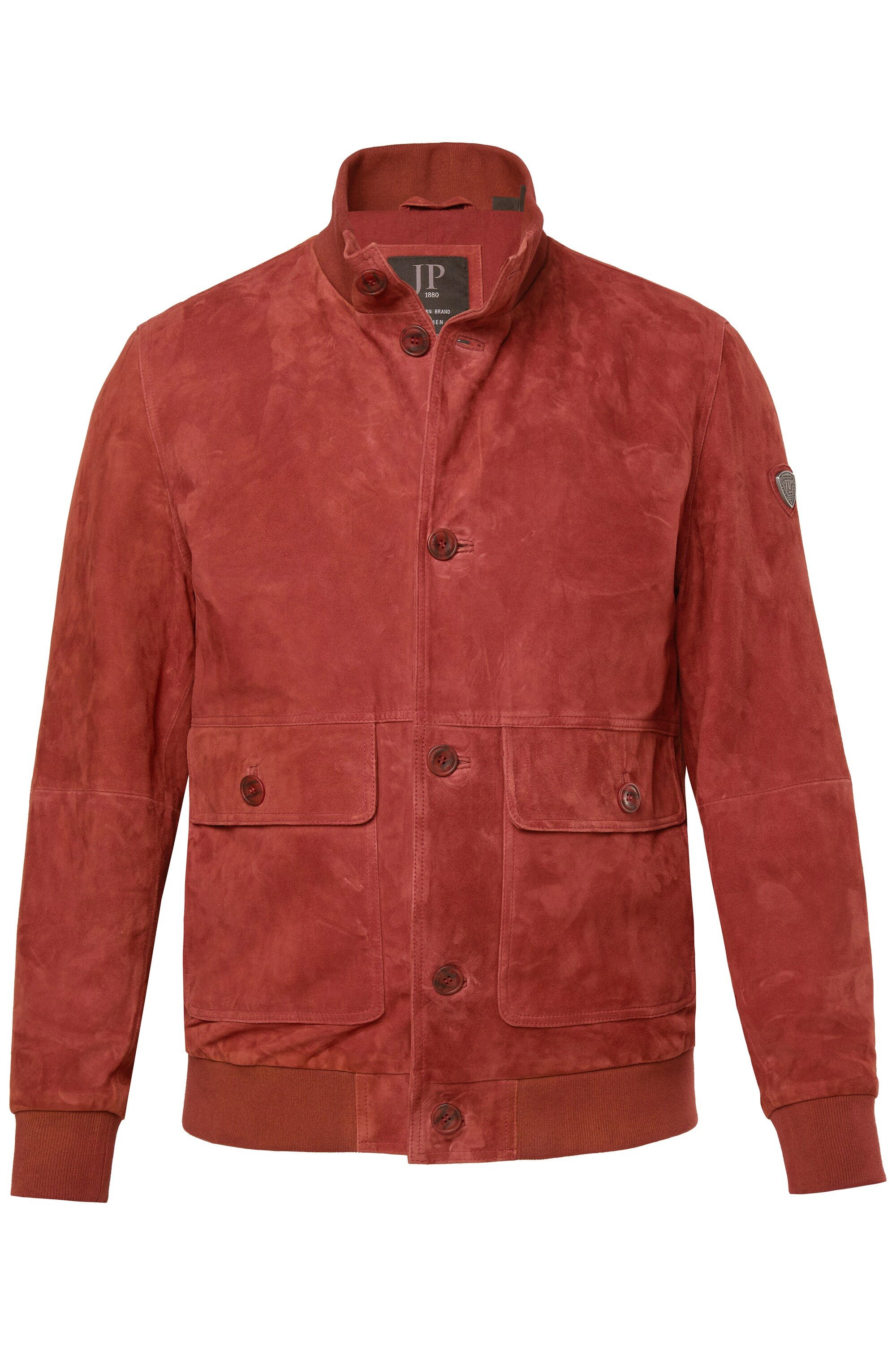 JP1880 Lederjacke JP1880 Lederjacke Veloursleder Stehkragen günstig online kaufen