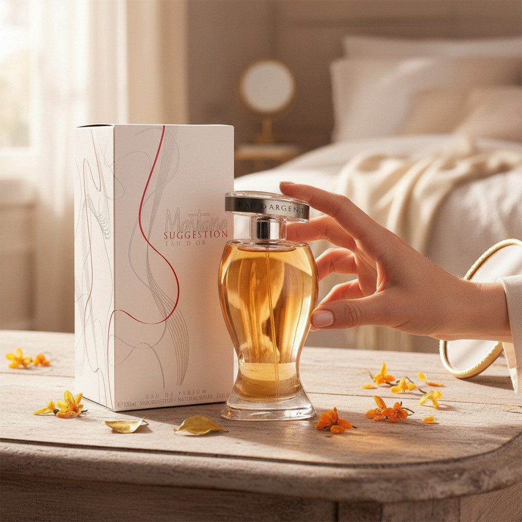 MONTANA Eau de Parfum Montana Suggestion Eau d'Argent Eau de Parfum 100 ml vapo