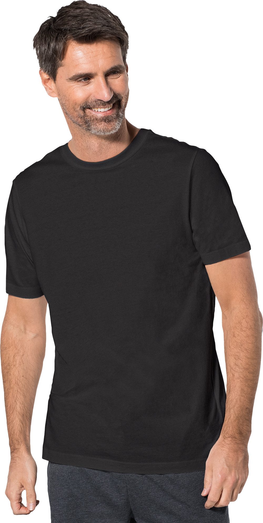 Otto Kern T-Shirt (5er-Pack) Kurzarmshirt aus hochwertiger, reiner Baumwolle