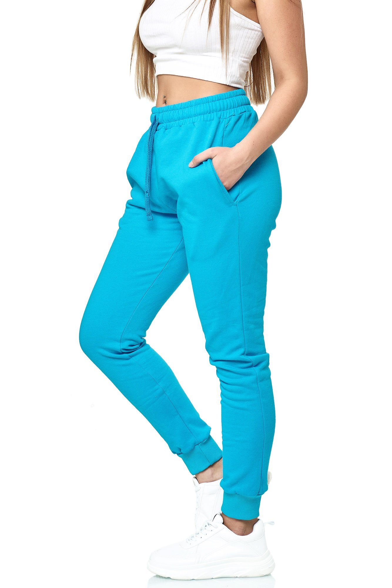 Jogginghose Damen Jogginghose, Uni Colour Design 5000, Trainingshose, Fitness