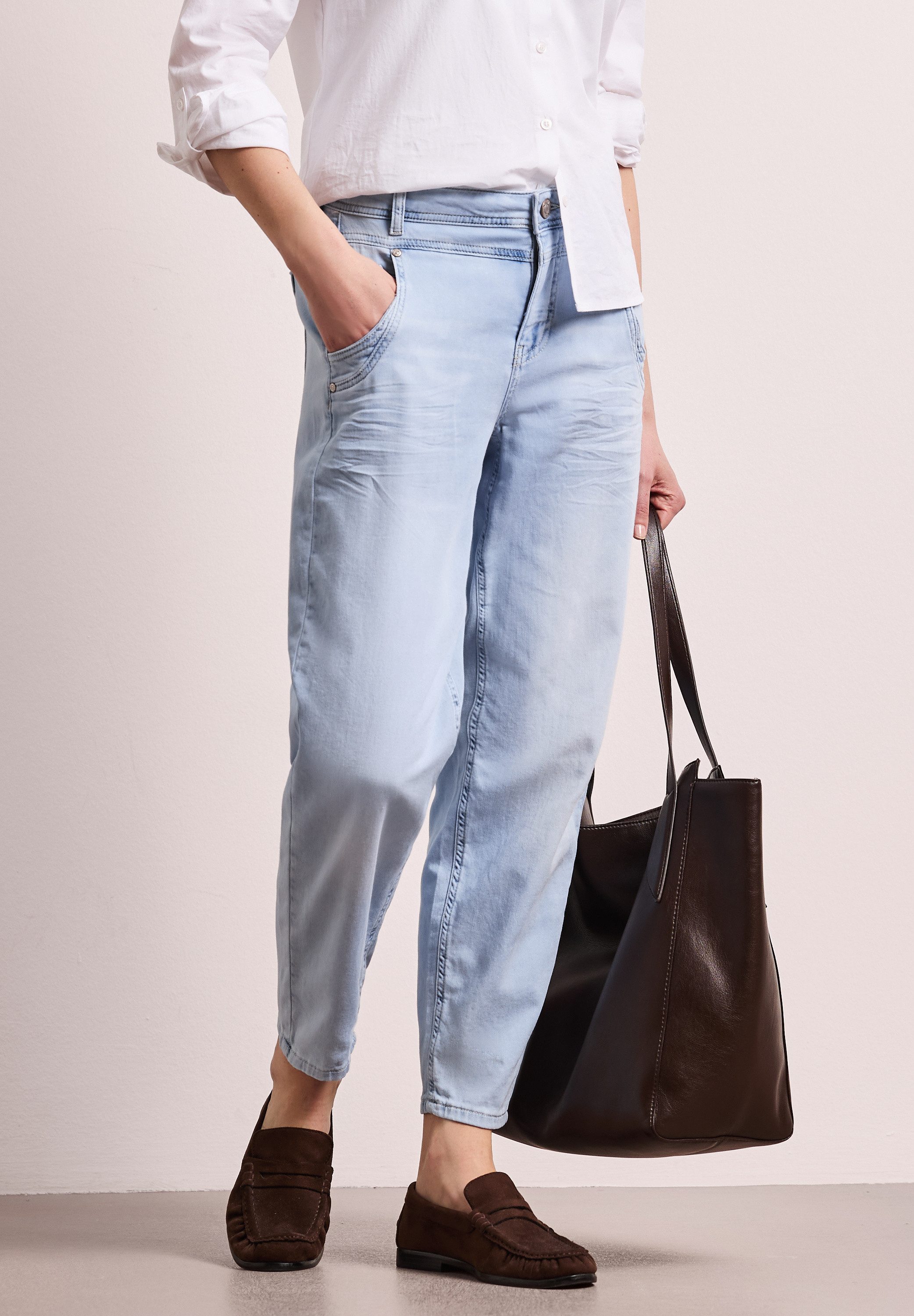 STREET ONE Comfort-fit-Jeans aus Baumwolle mit Stretchanteil