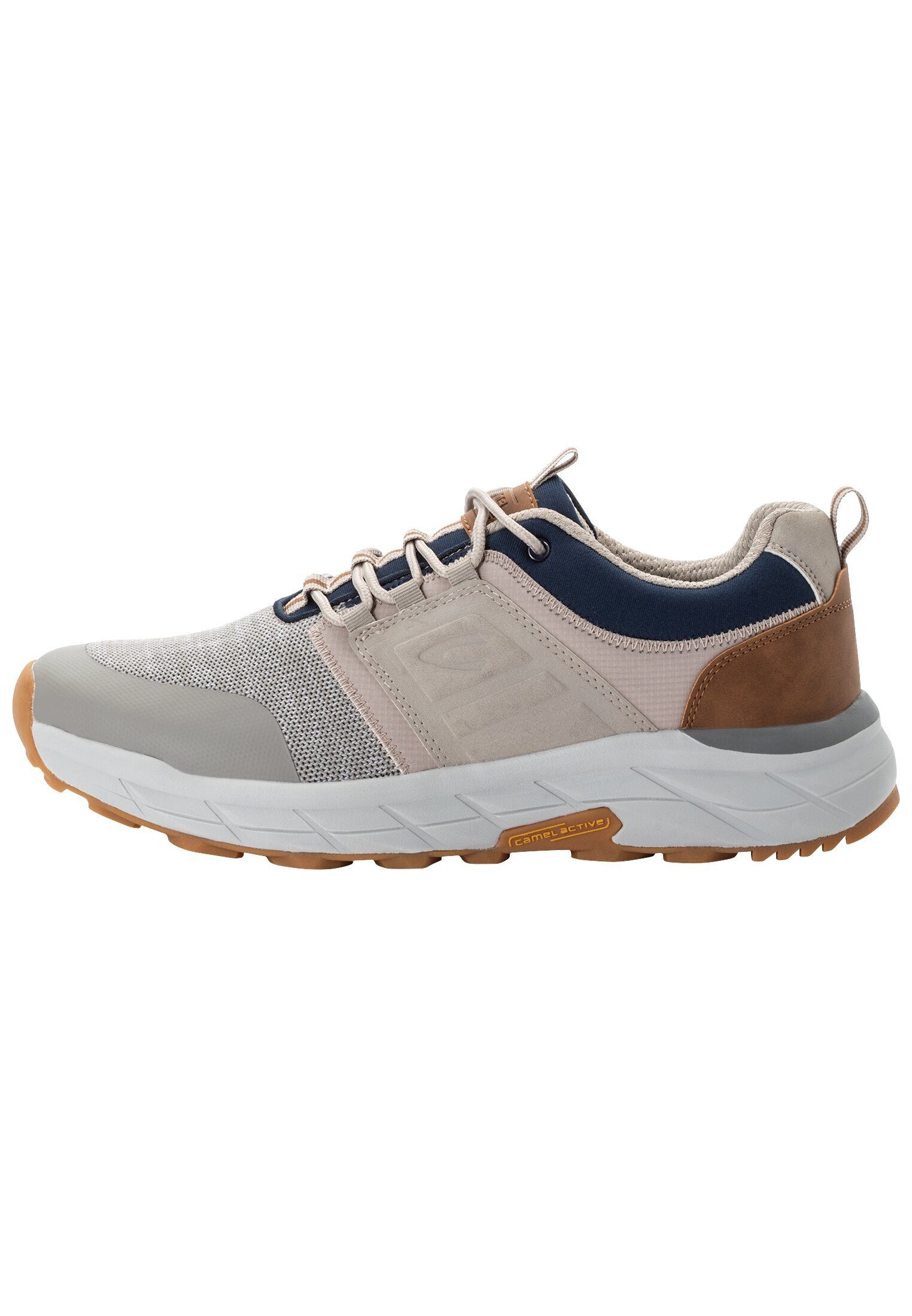 mit Lederbesatz Sneaker
