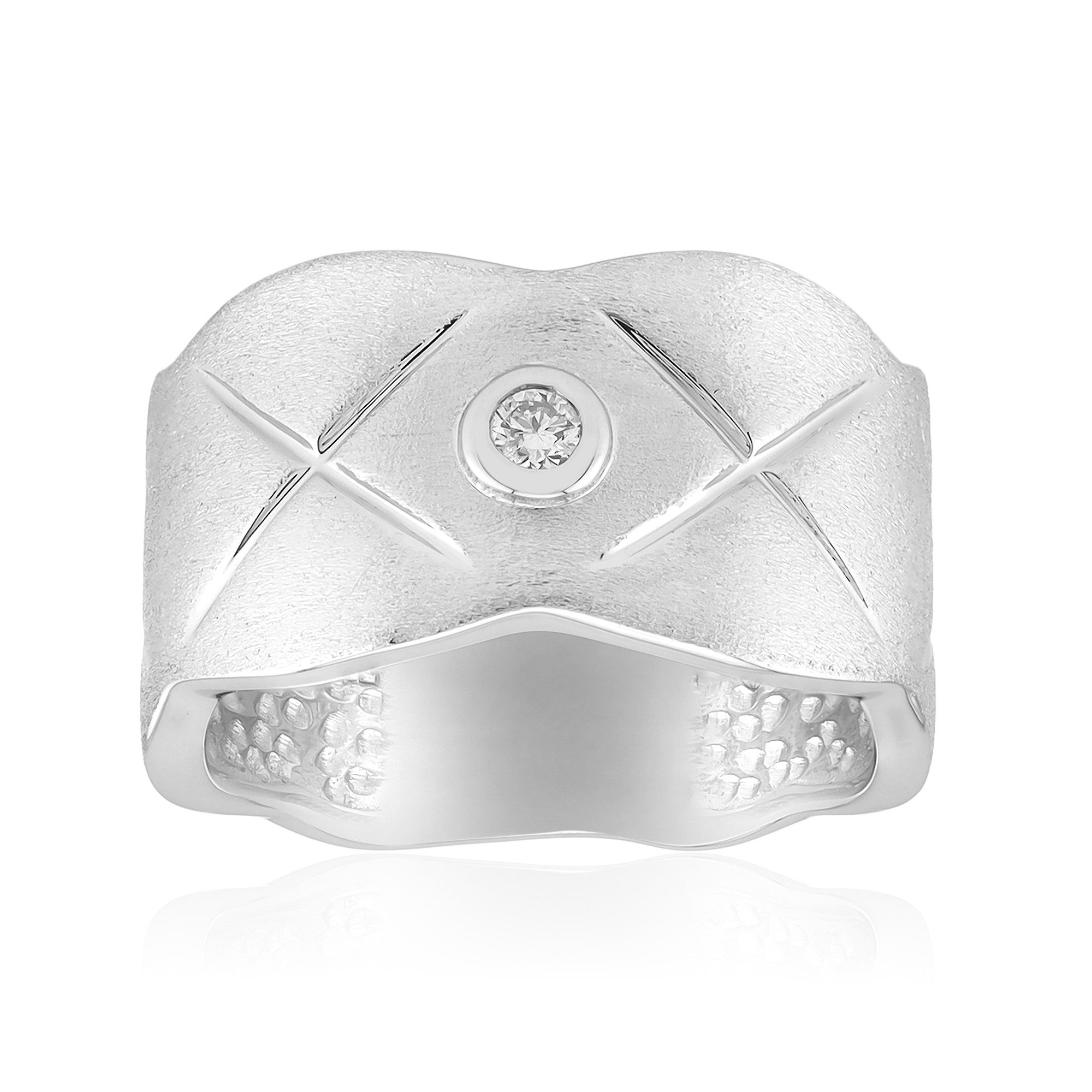 Cavill Diamantring Ring aus Sterlingsilber mit brillantgeschliffenem Diamanten (1-tlg)