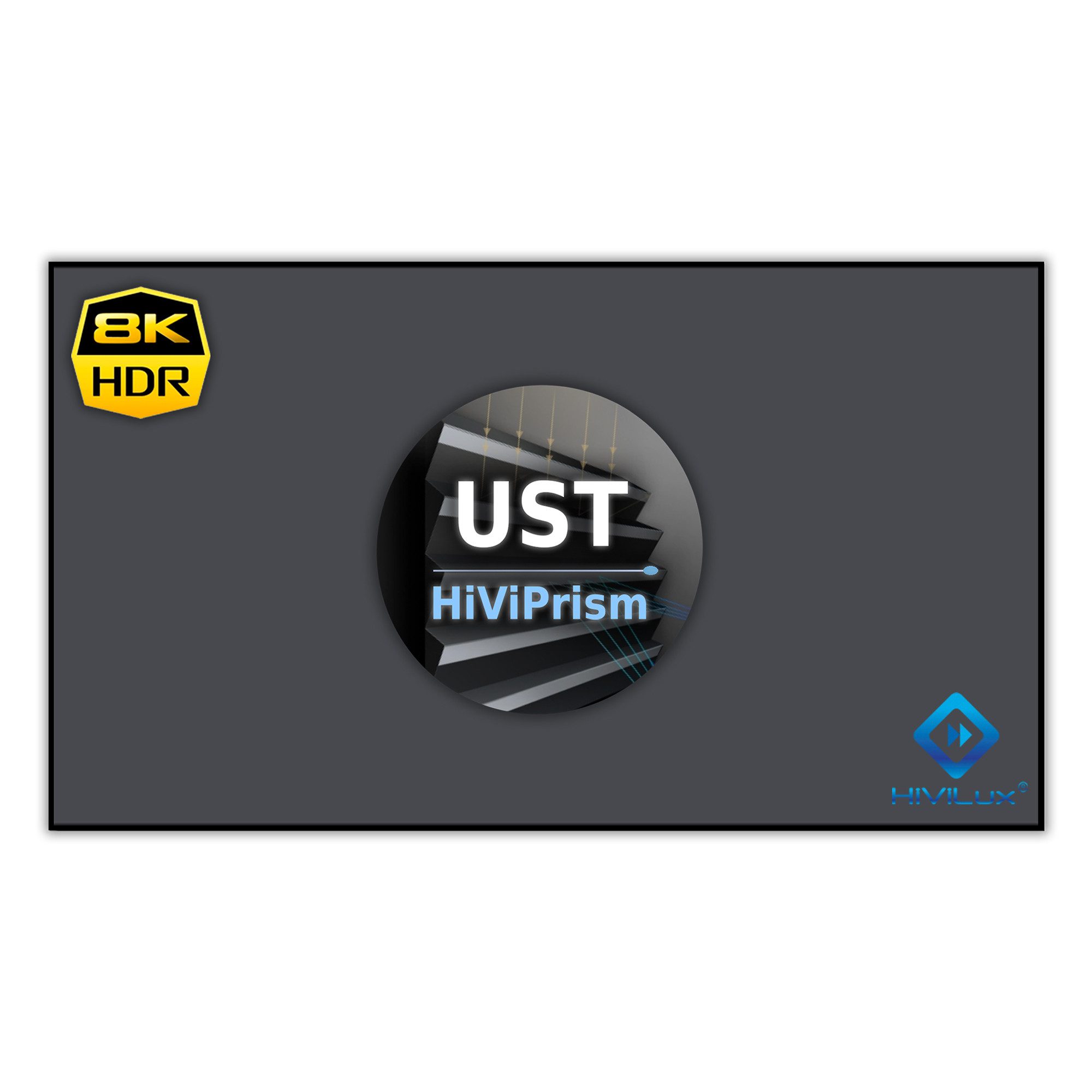 HiViLux 16:9 UST Zero Rahmenleinwand ALR/CLR HiViPrism Cinema HDR Rahmenleinwand (UST CLR)