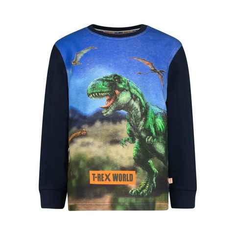 T-REX WORLD Sweatshirt T-REX WORLD mit Foto Dino Print