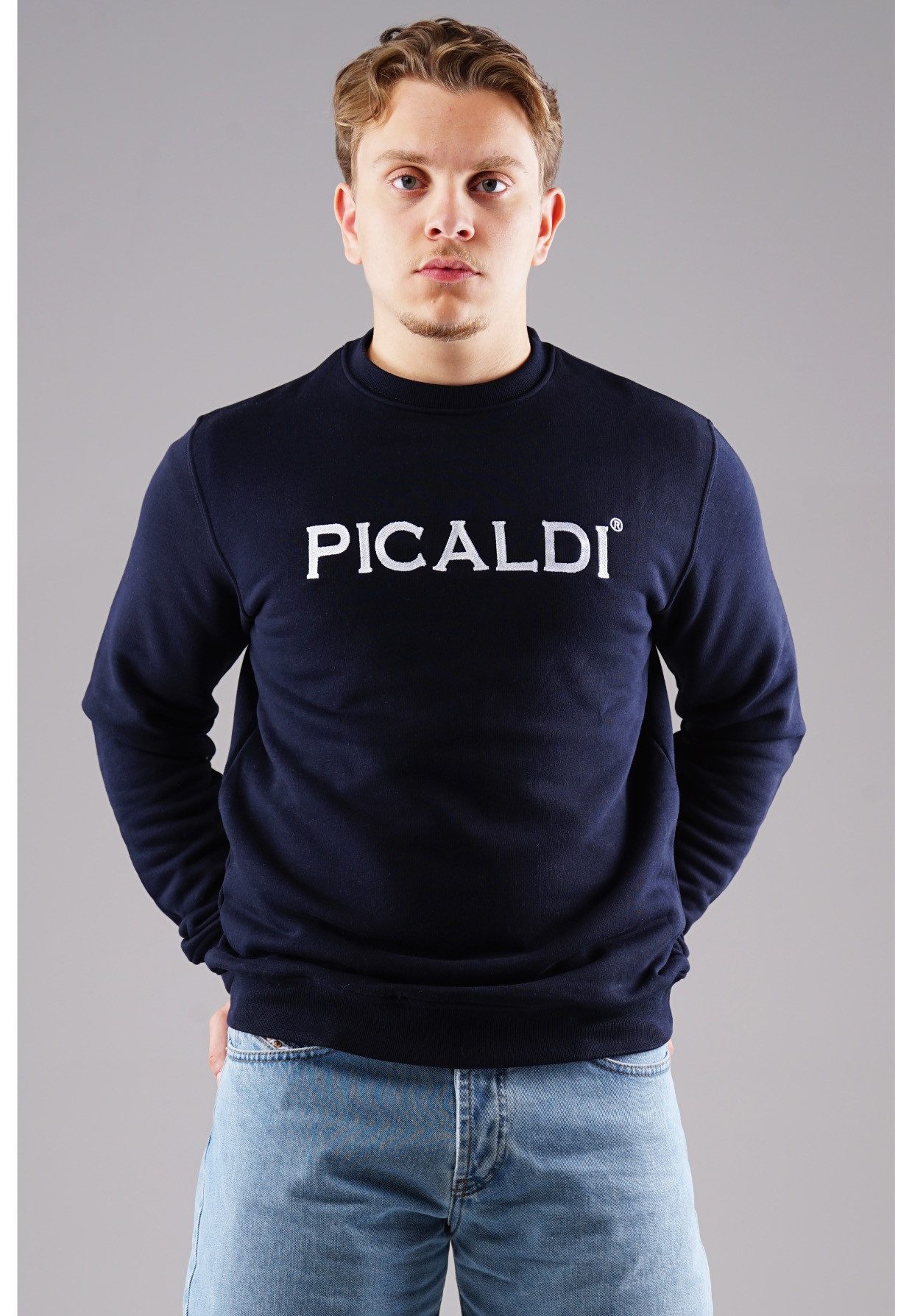 PICALDI Jeans Sweatshirt Charlie (1-tlg) Rundhalsausschnitt günstig online kaufen