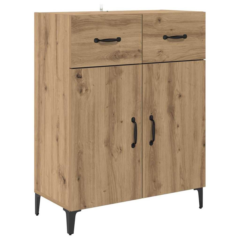vidaXL Kommode 69,5 x 34 x 90 cm Kommode Sideboard Eiche Holzwerkstoff 34x695x90 cm m