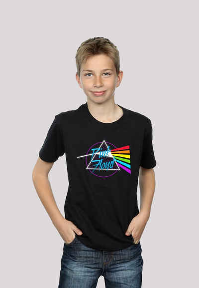 F4NT4STIC T-Shirt »Pink Floyd Neon Dark Side - Premium Rock Metal Musik Band Fan Merch« Unisex Kinder,Premium Merch,Jungen,Mädchen,Bandshirt