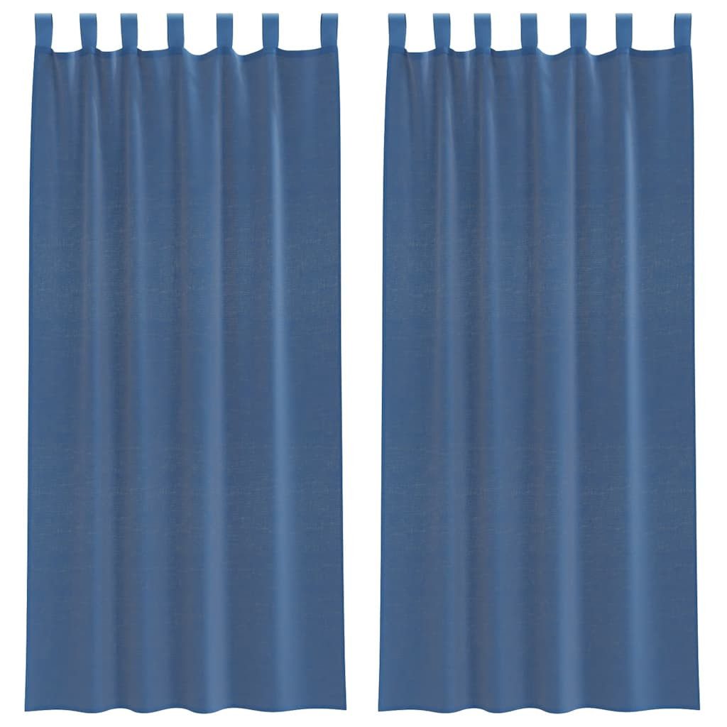vidaXL Vorhang Voile Vorhänge mit Stangentaschen günstig online kaufen