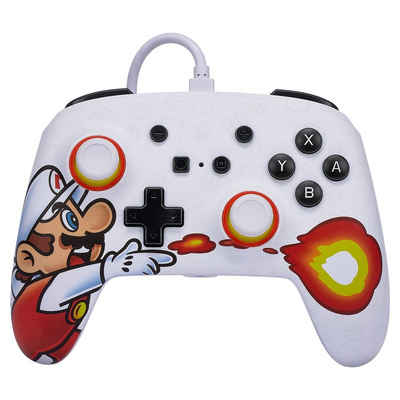 PowerA »Fireball Mario« Switch-Controller (Gaming Controller, 1 St., für Nintendo Switch)