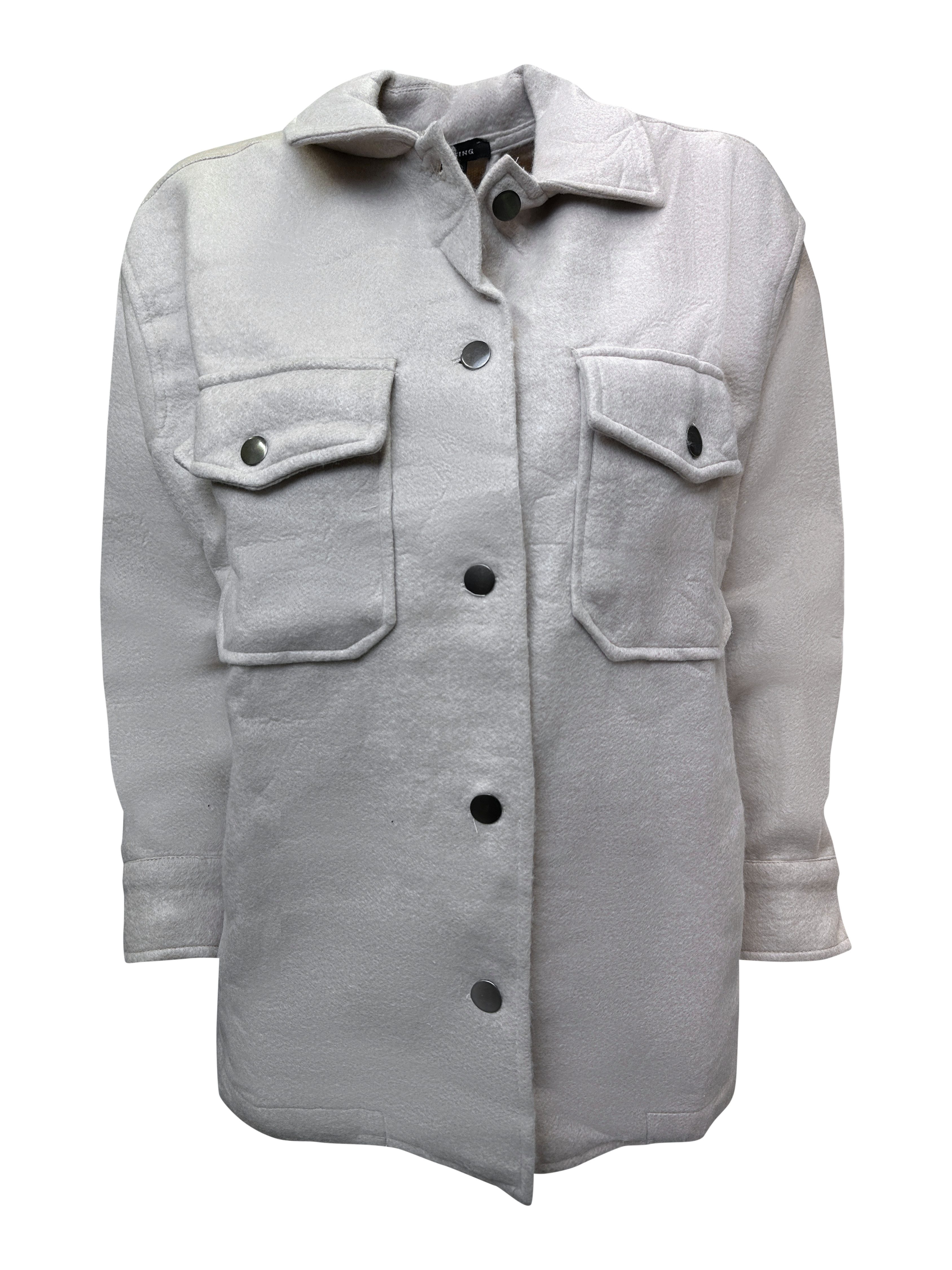 WORLDCLASSCA Flanellbluse Worldclassca Damen Oversized Hemd Hemdjacke einfarbig Holzfällerhemd Langarmhemd mit Brusttaschen Hemdbluse Bluse Shirt Designer S-L mehr